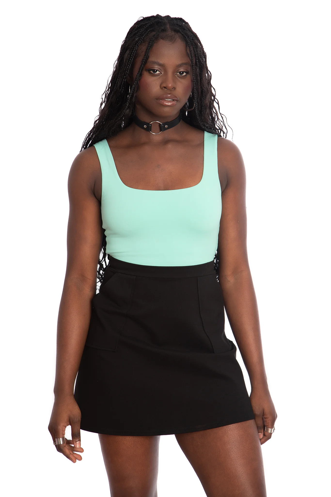 Matte Mint Tank Top - Image 6