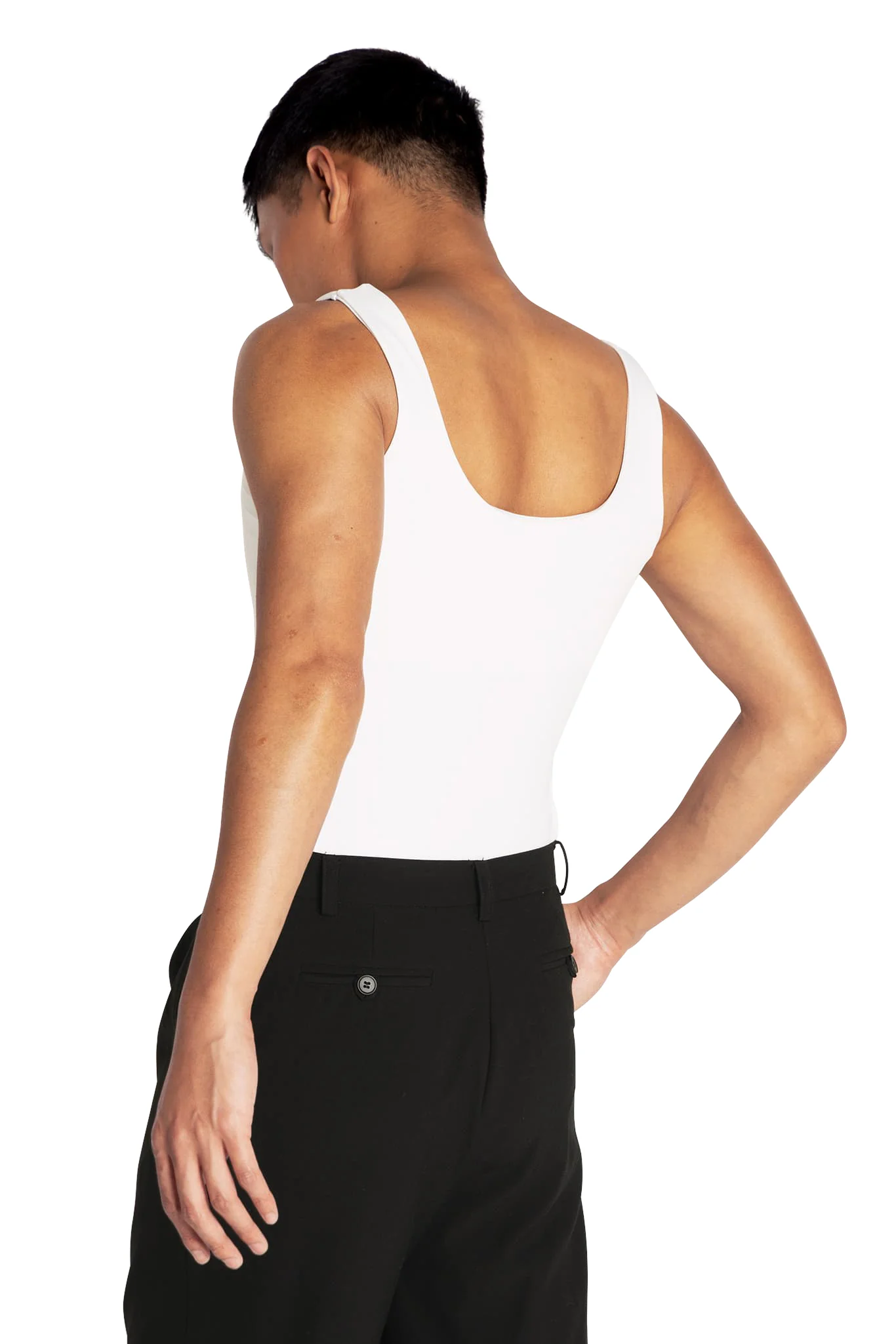 Matte White Tank Top - Image 7