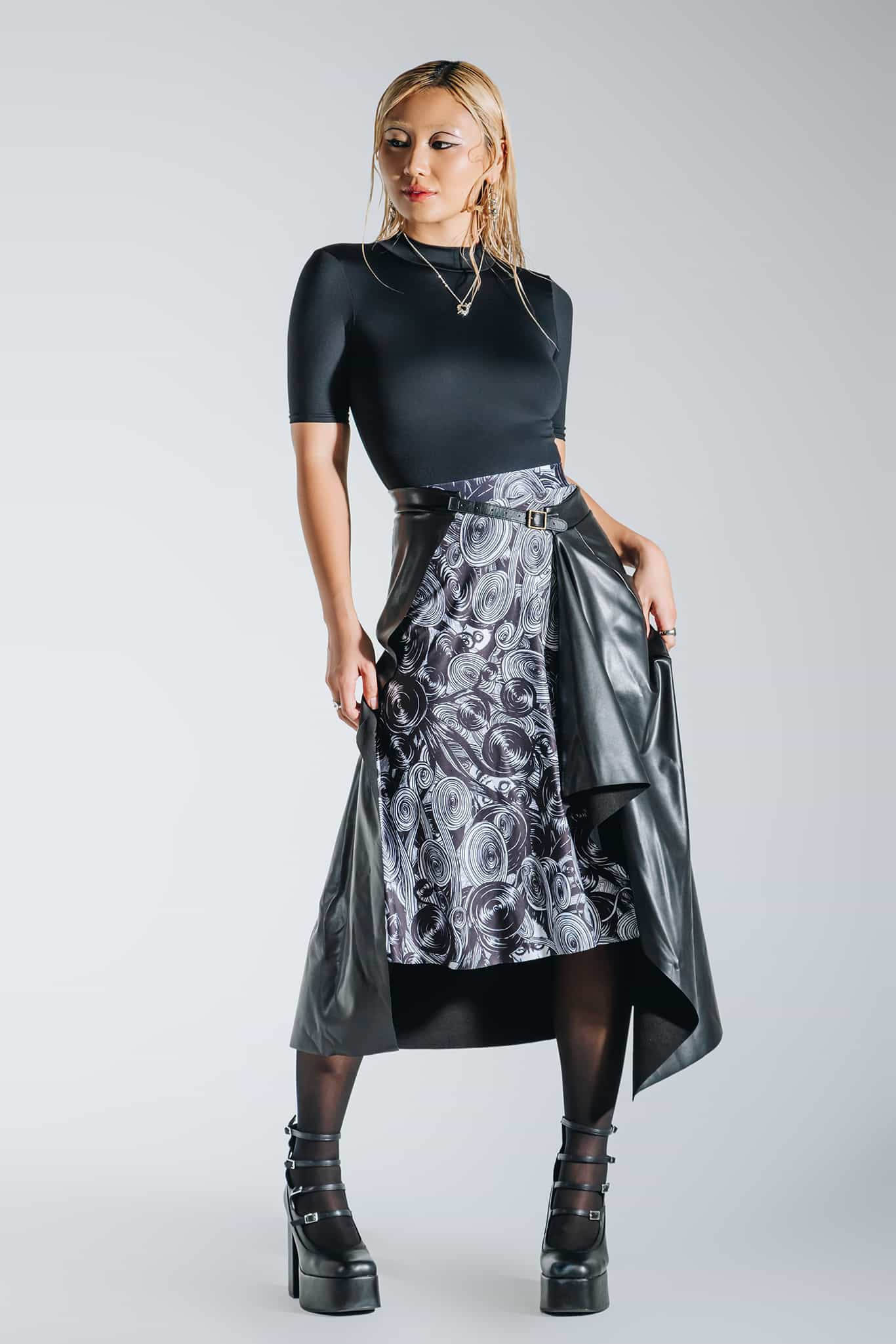 Medusa A-Line Midi Skirt - Image 7