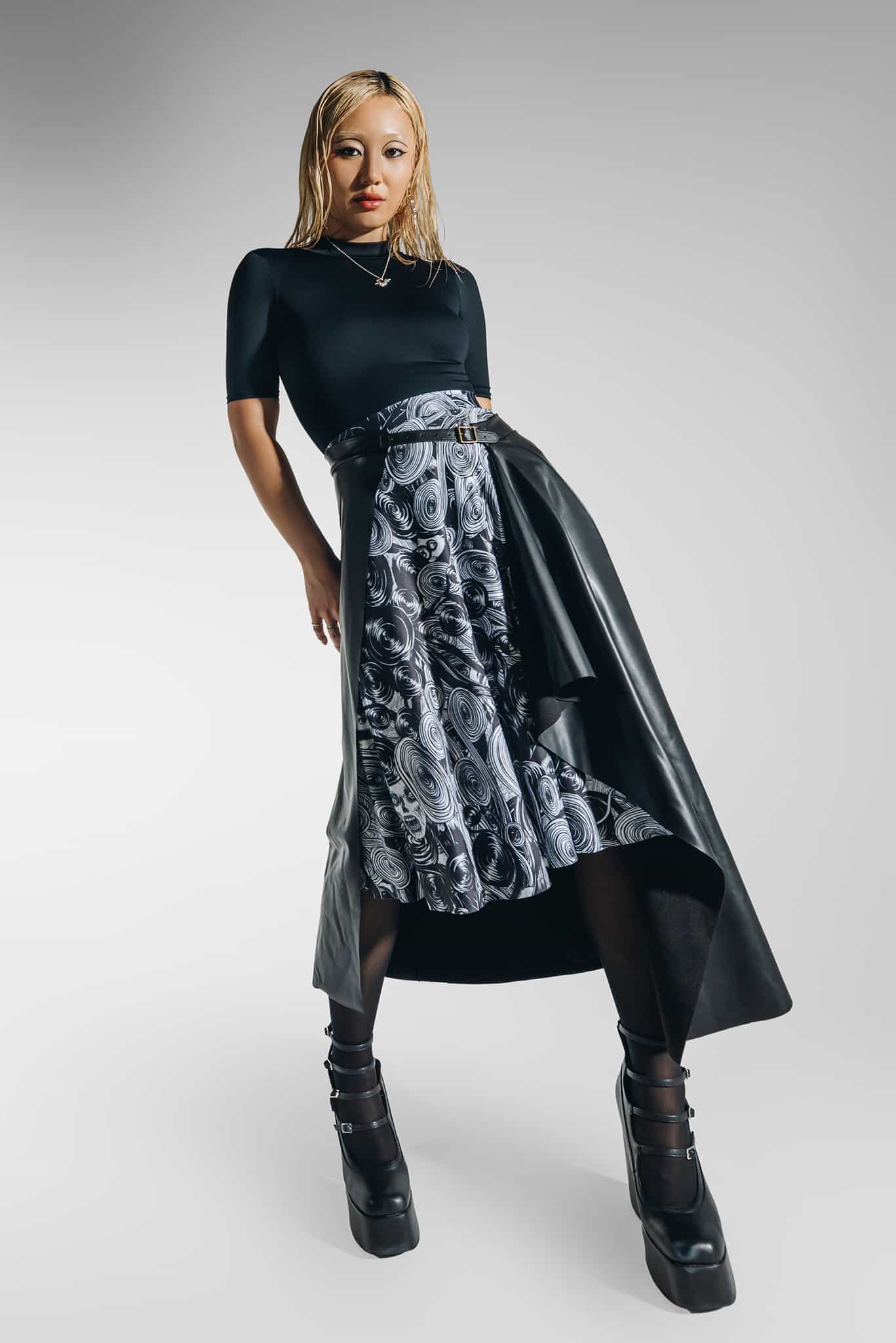 Medusa A-Line Midi Skirt - Image 8