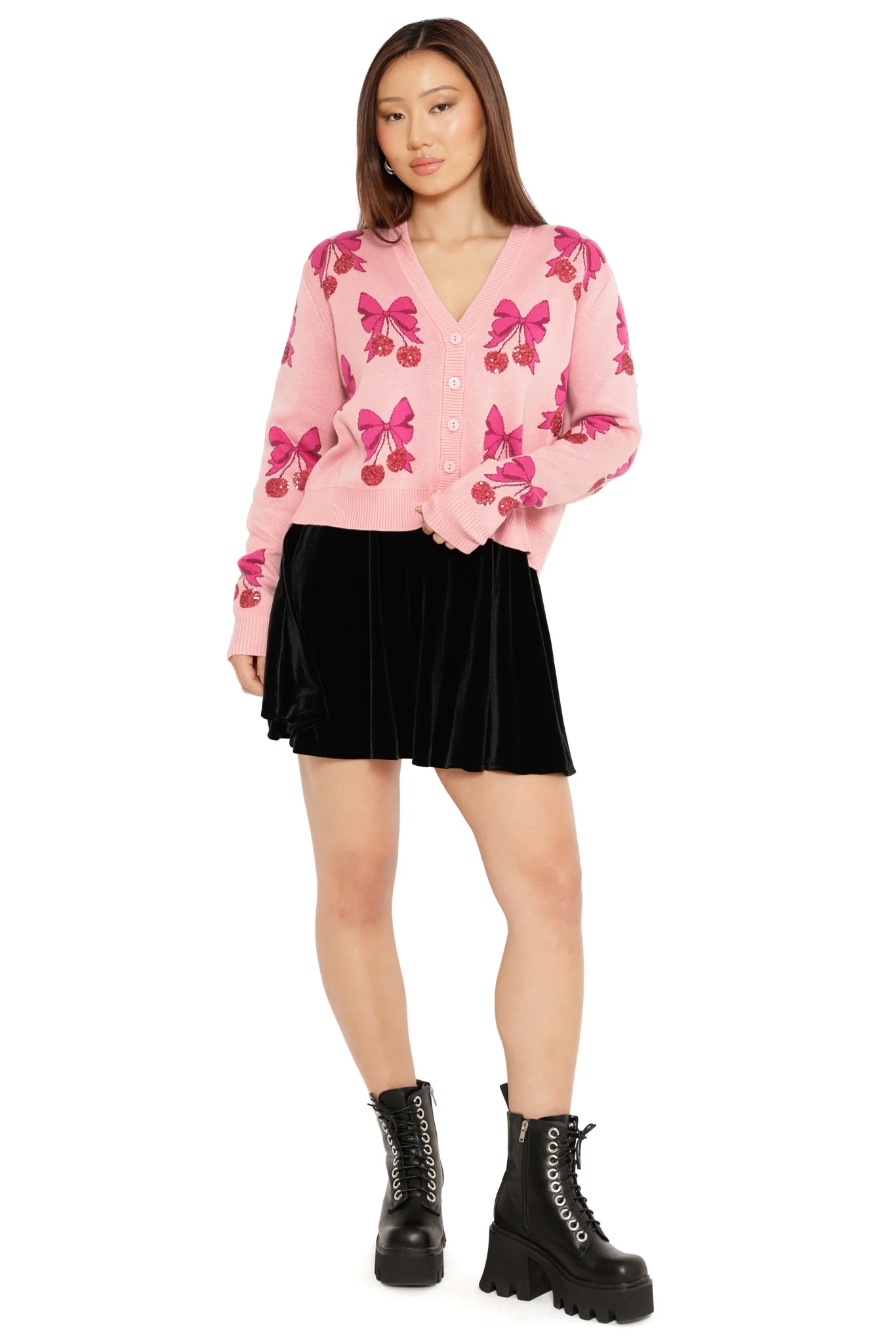 Merry Berry Knit Cardigan - Image 2