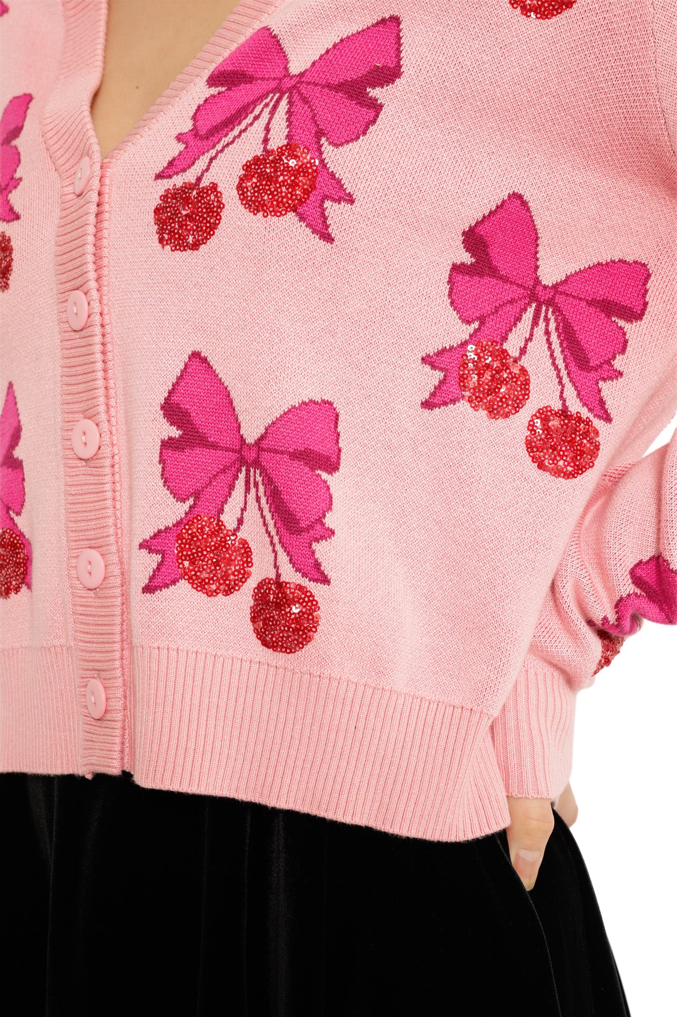 Merry Berry Knit Cardigan - Image 3