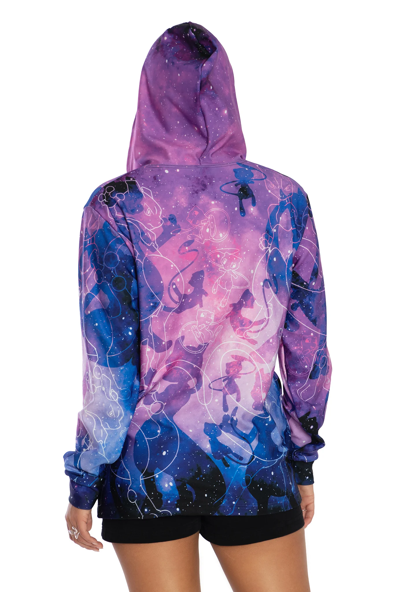 Mew And Mewtwo Hoodie Sweater - Image 2