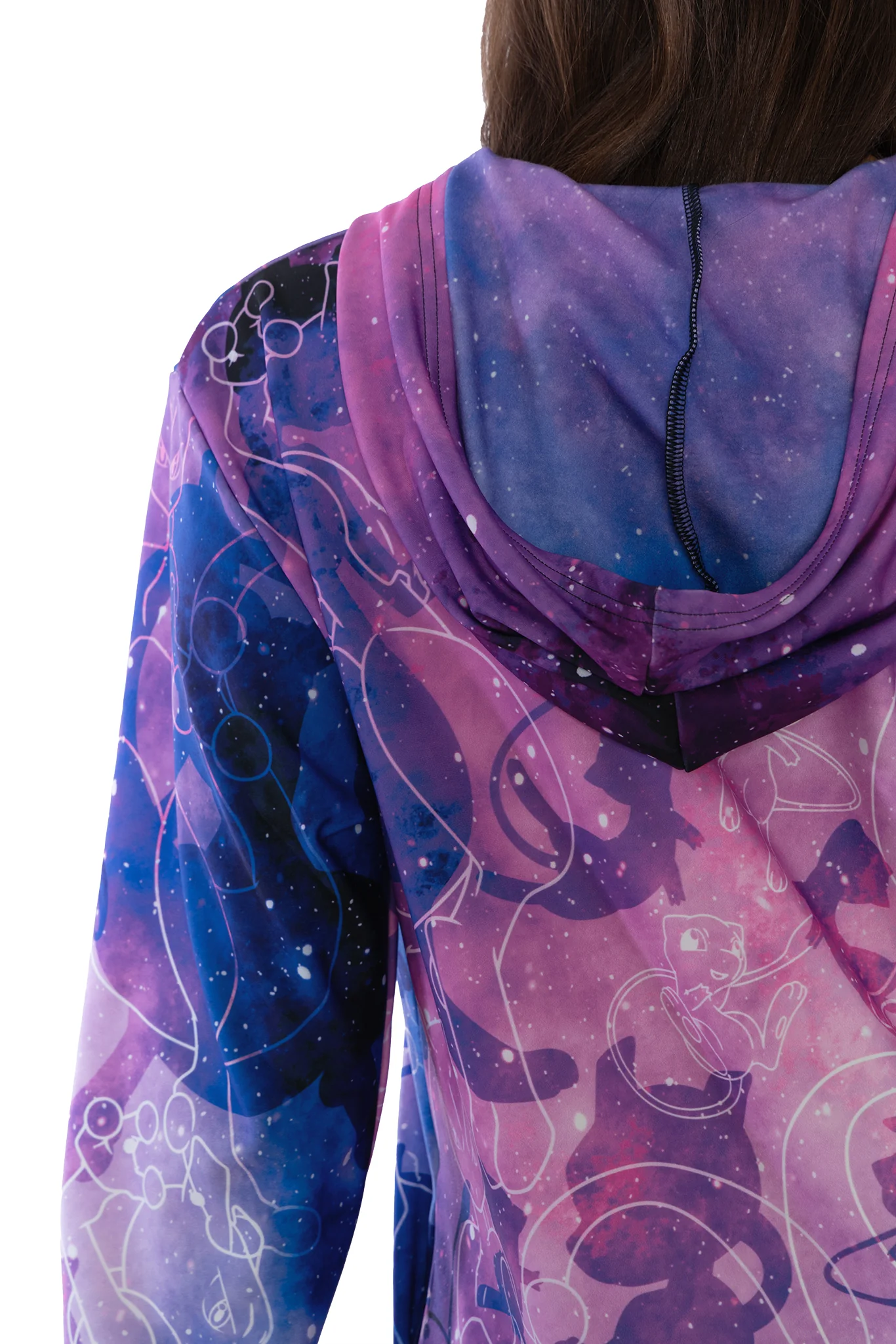 Mew And Mewtwo Hoodie Sweater - Image 4