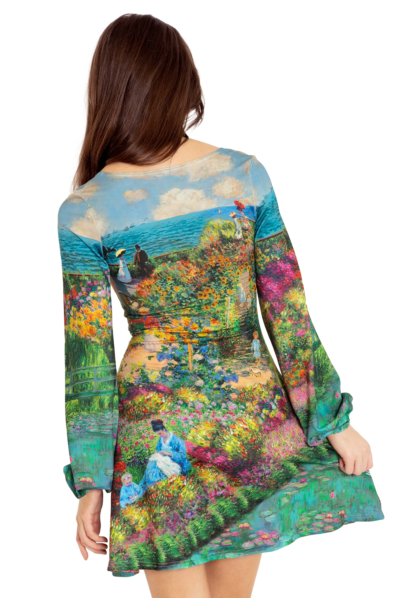 Montage Monet Scoop Bishop Dress - Image 2