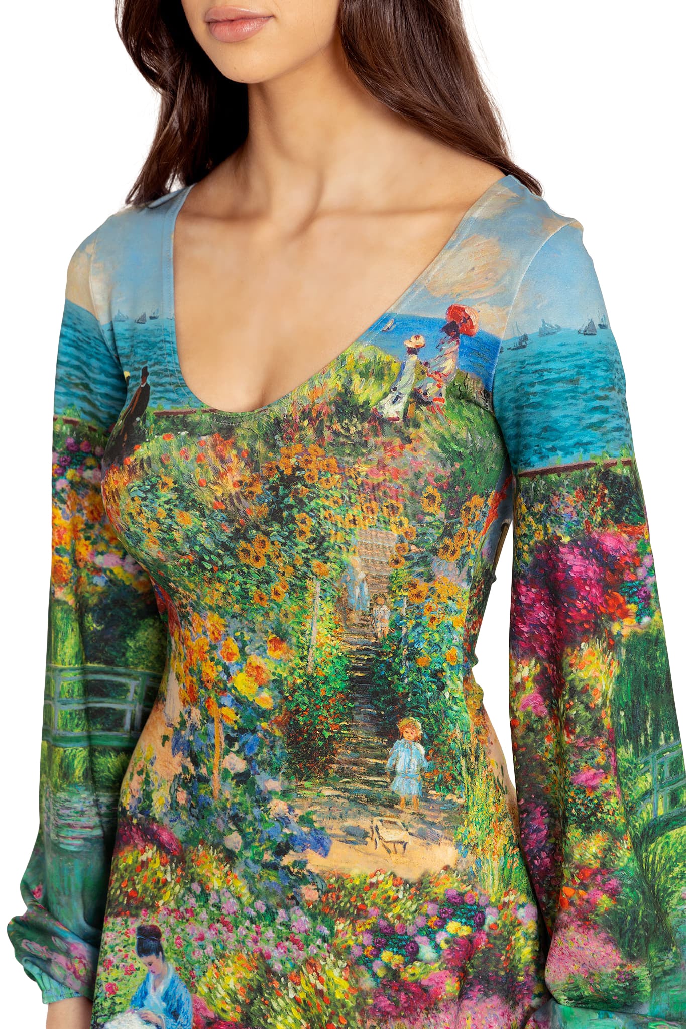 Montage Monet Scoop Bishop Dress - Image 3