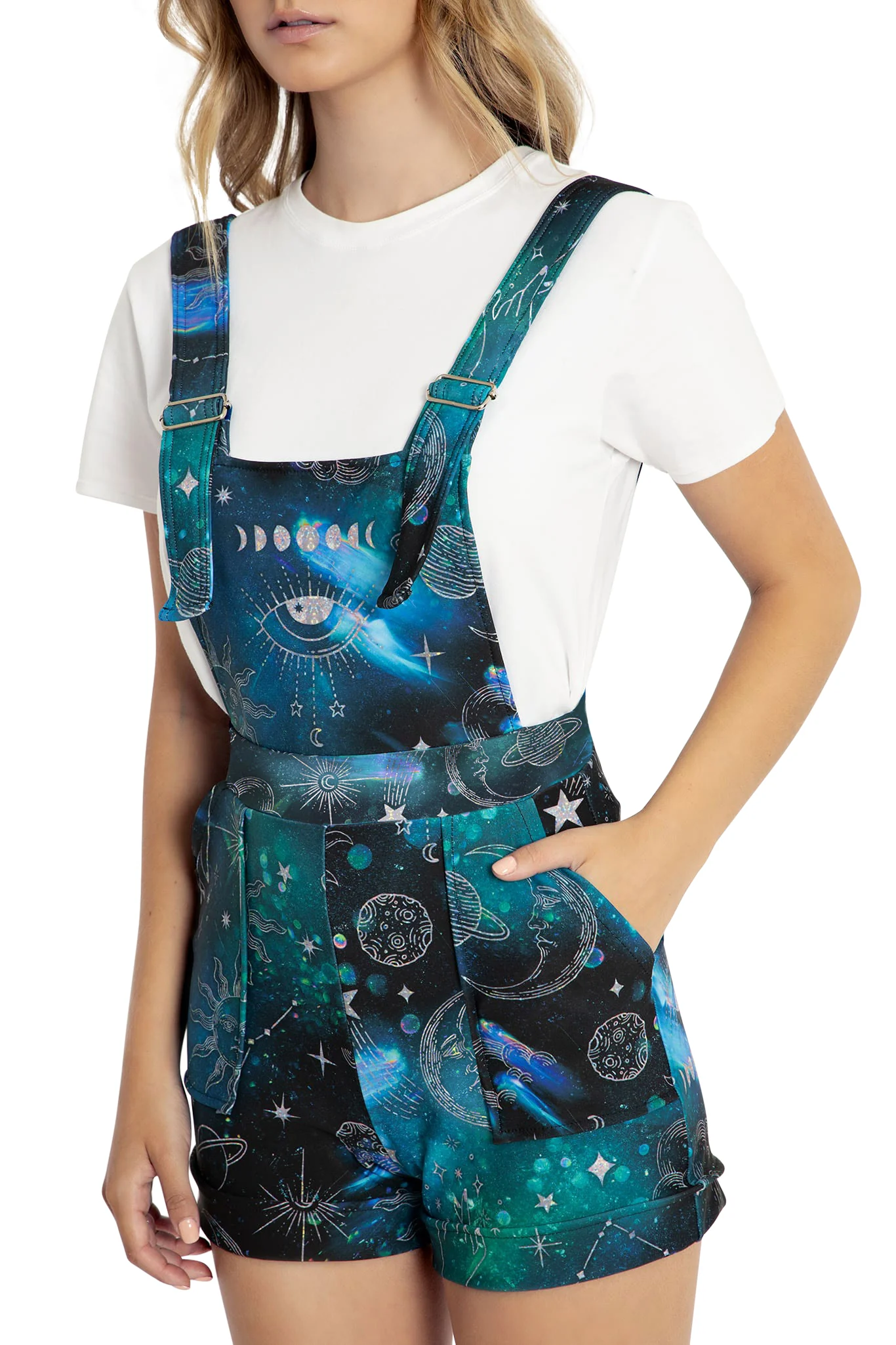 Moon Child Short Overalls - Image 3