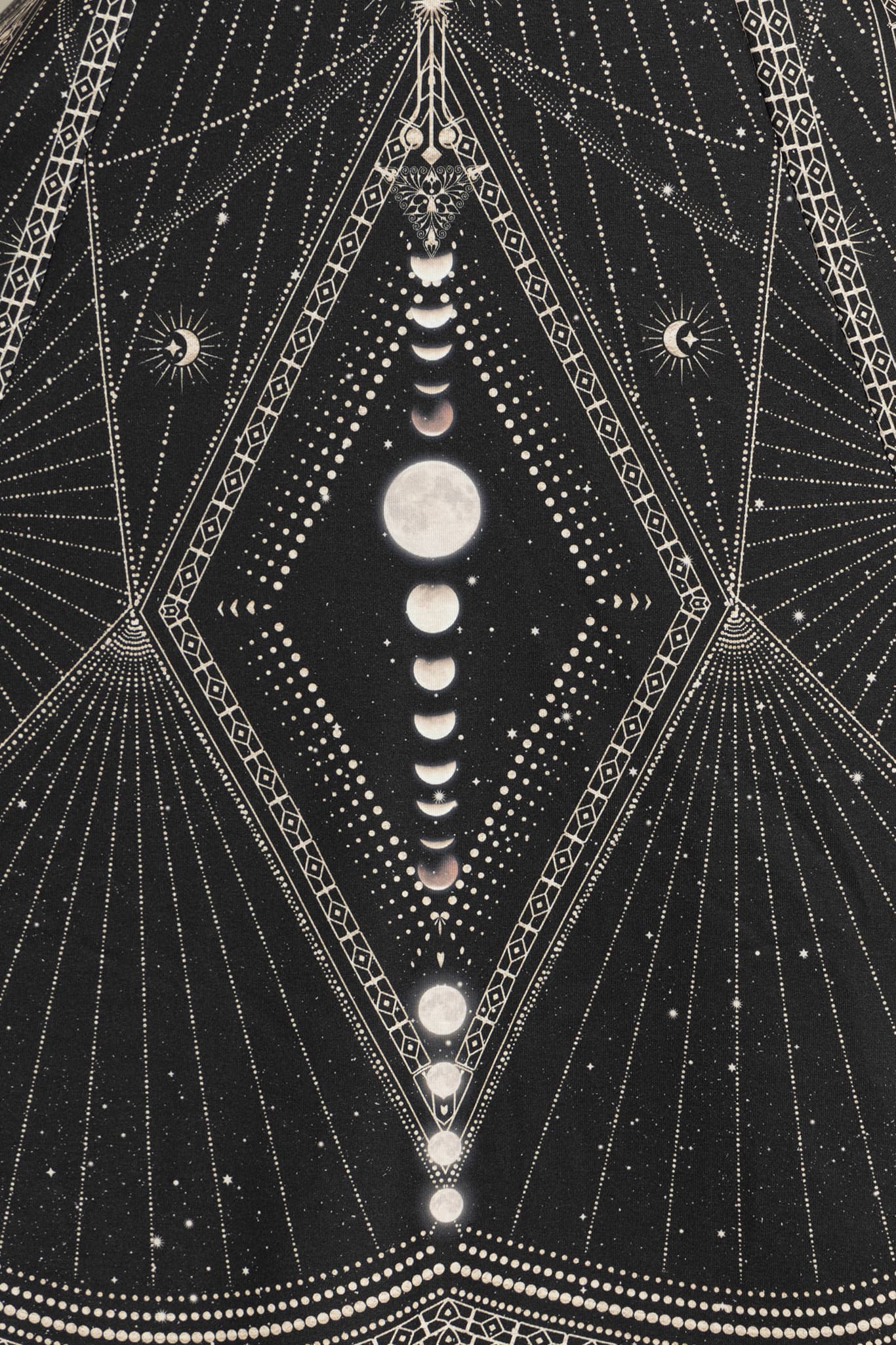 Moon Phases Longline Evil Tee Dress - Image 4