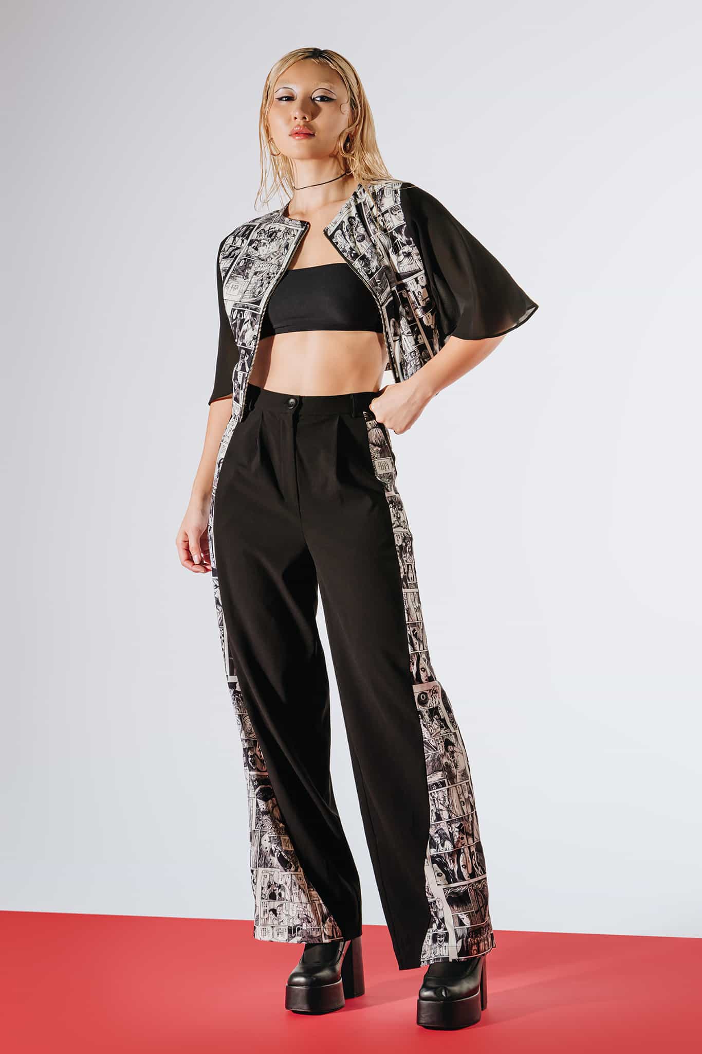 Mosquitoes Panelled Work It Pants - Image 4