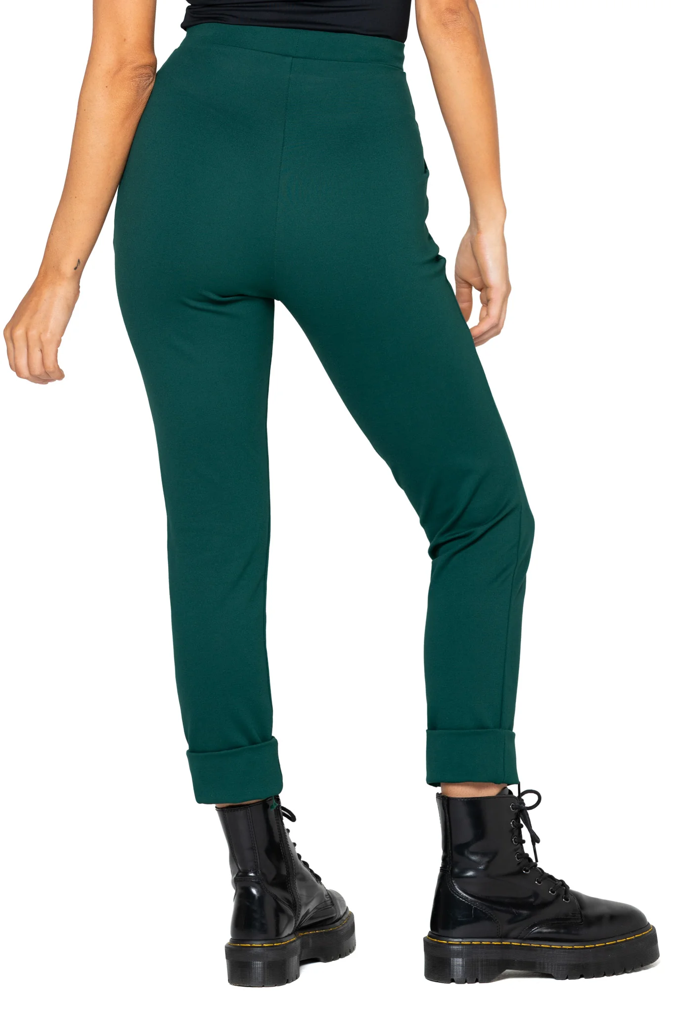 Moss Push It Ponte High Waisted Cuffed Pants - Image 2