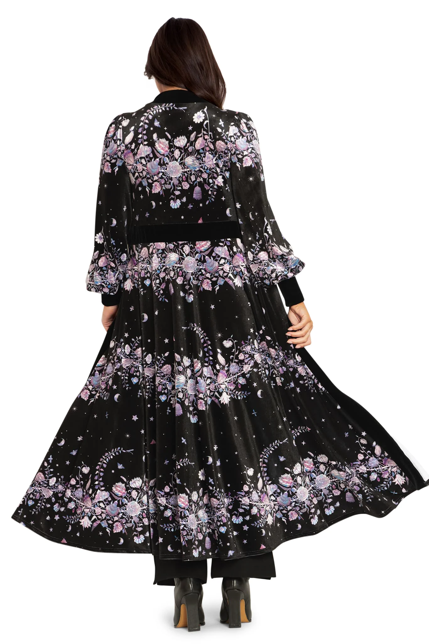 Mother Of Pearl Velvet Maxi Jacket - Image 2