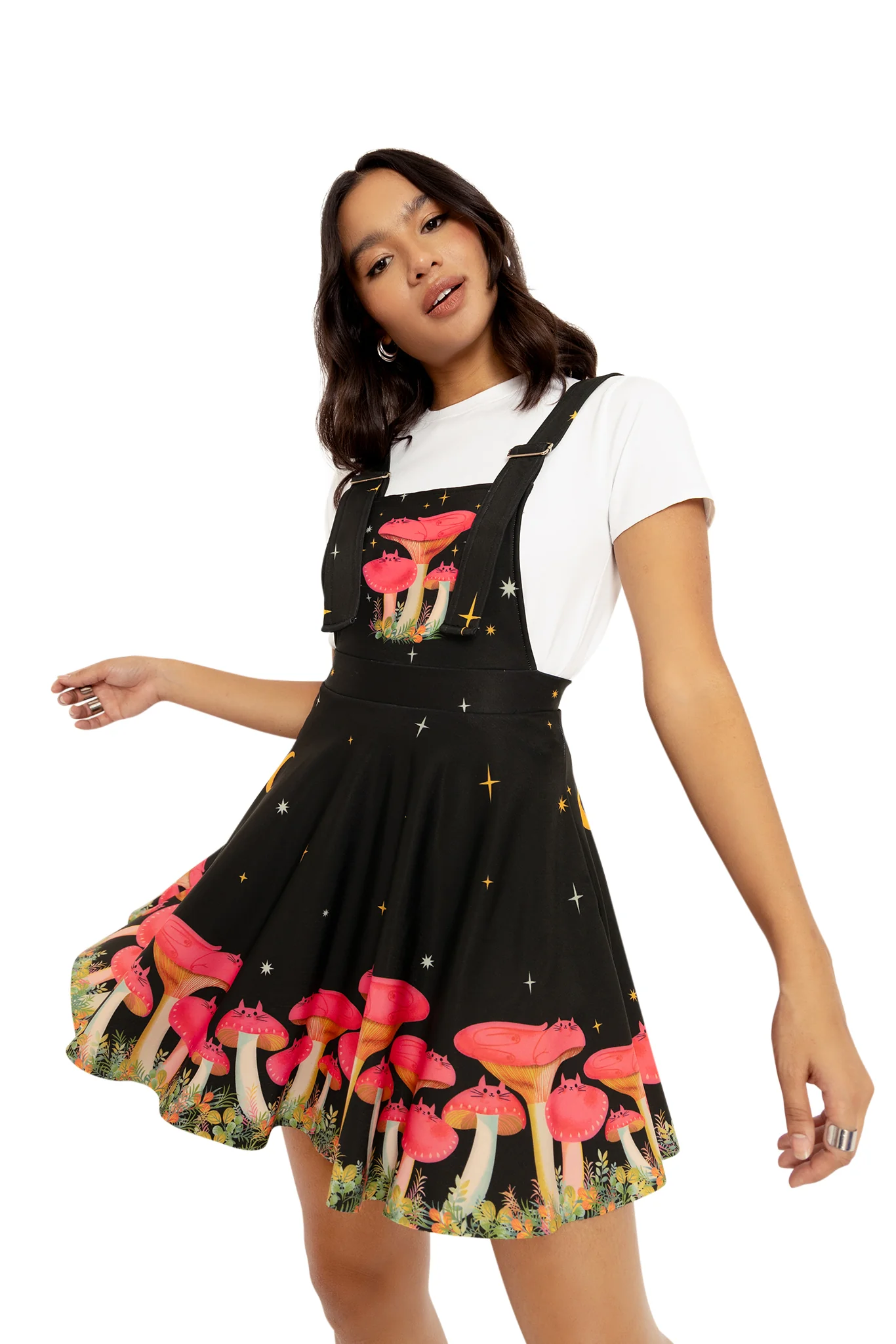 Mushroom Cats Apron Dress - Image 7