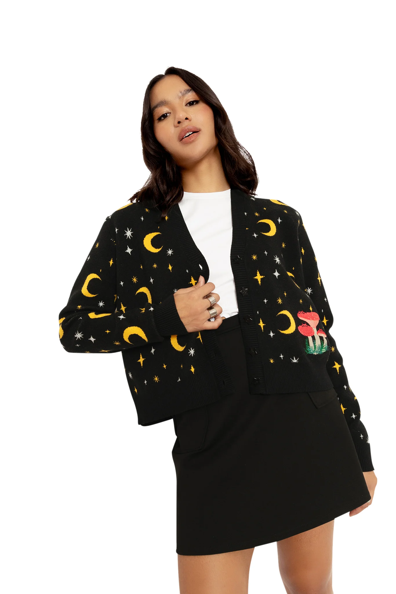 Mushroom Cats Cardigan - Image 8