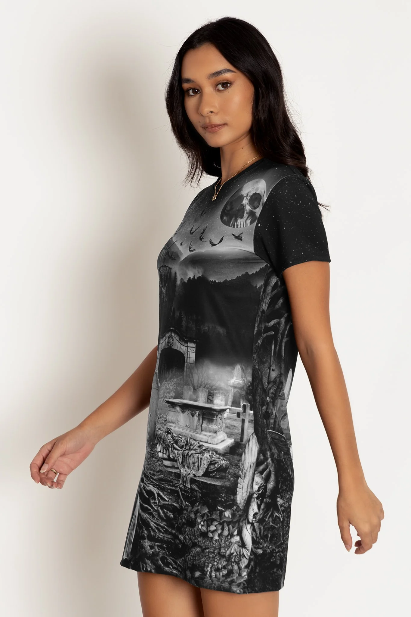 Necropolis Tee Dress - Image 3