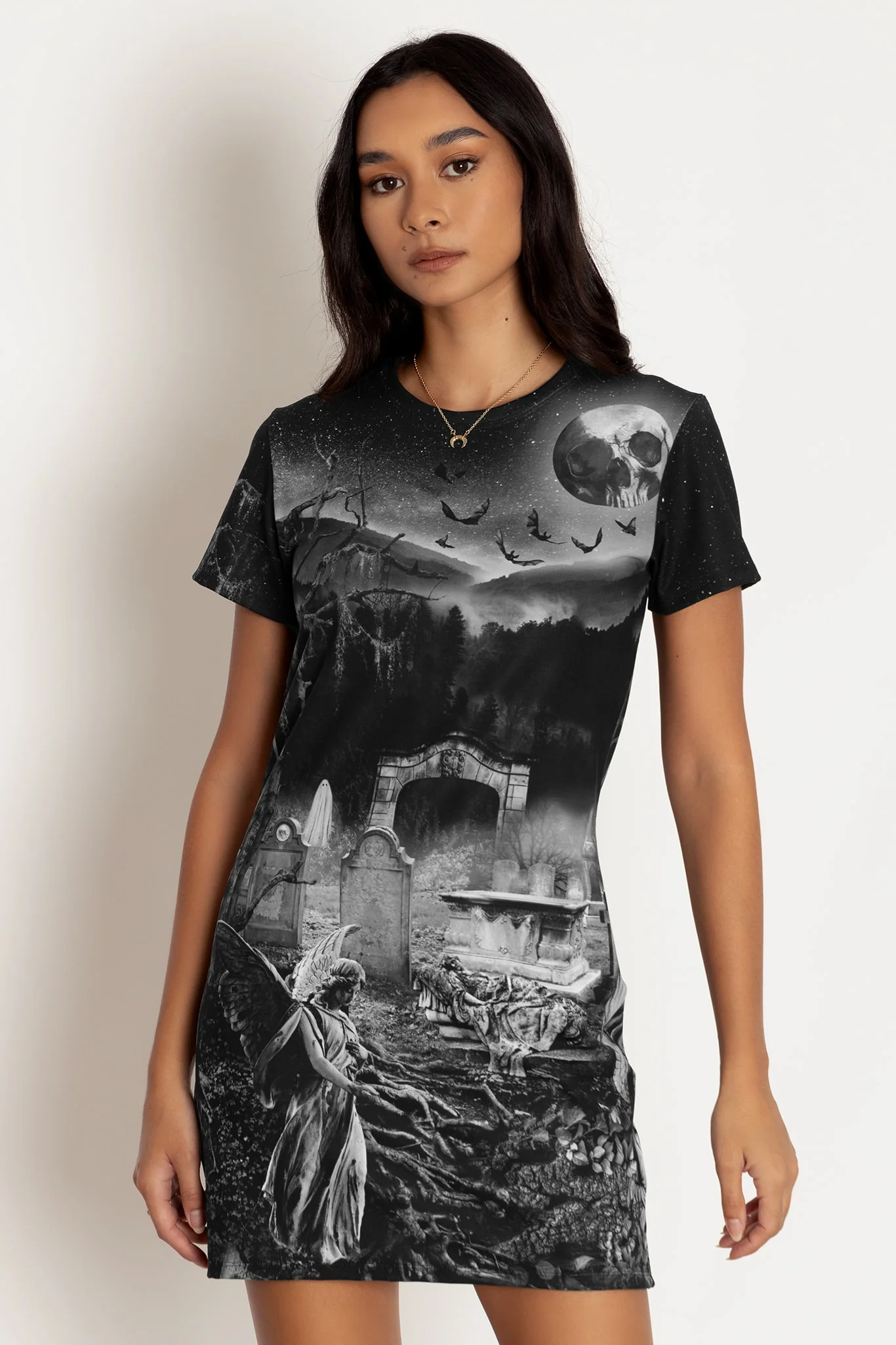 Necropolis Tee Dress - Image 4