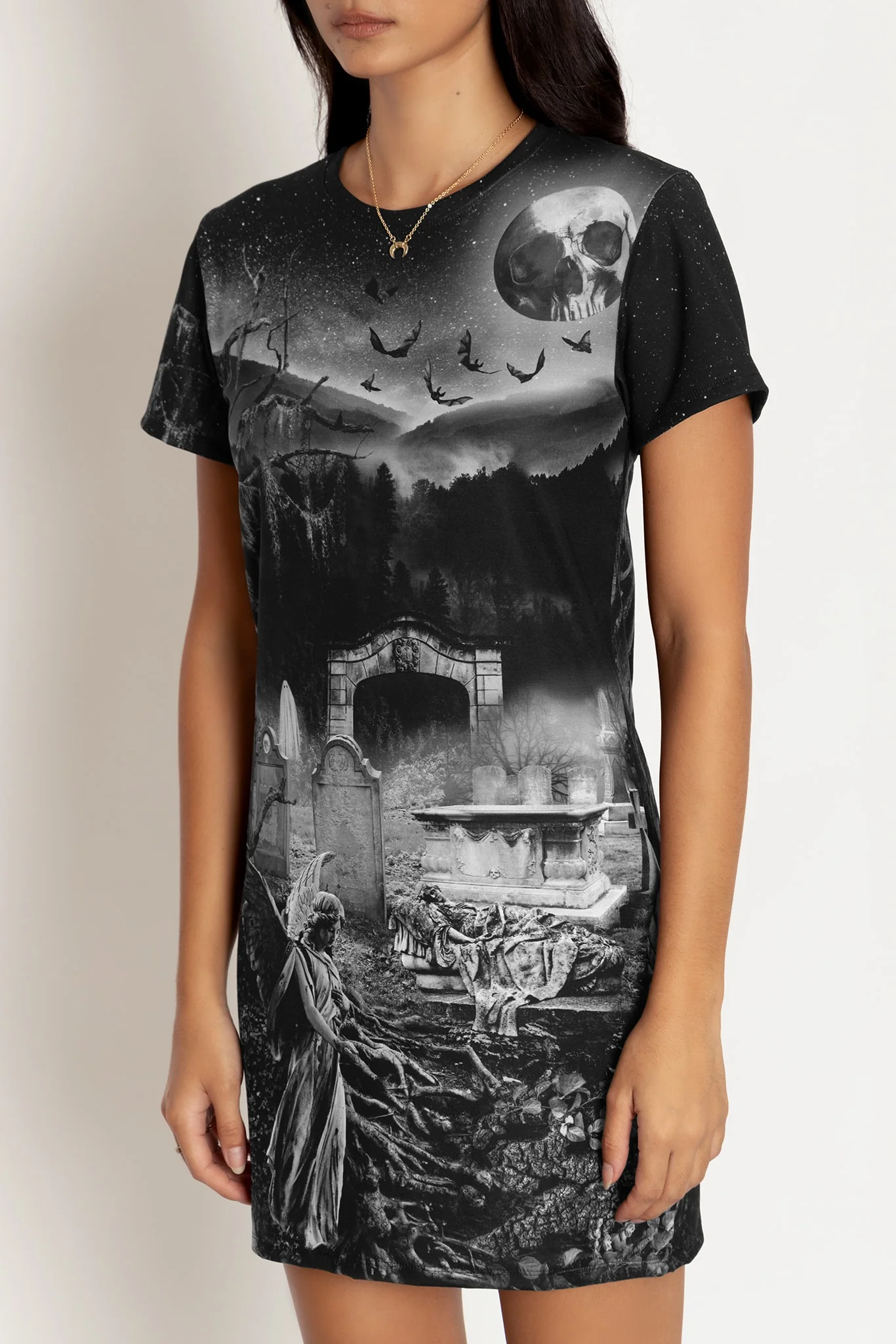 Necropolis Tee Dress - Image 5