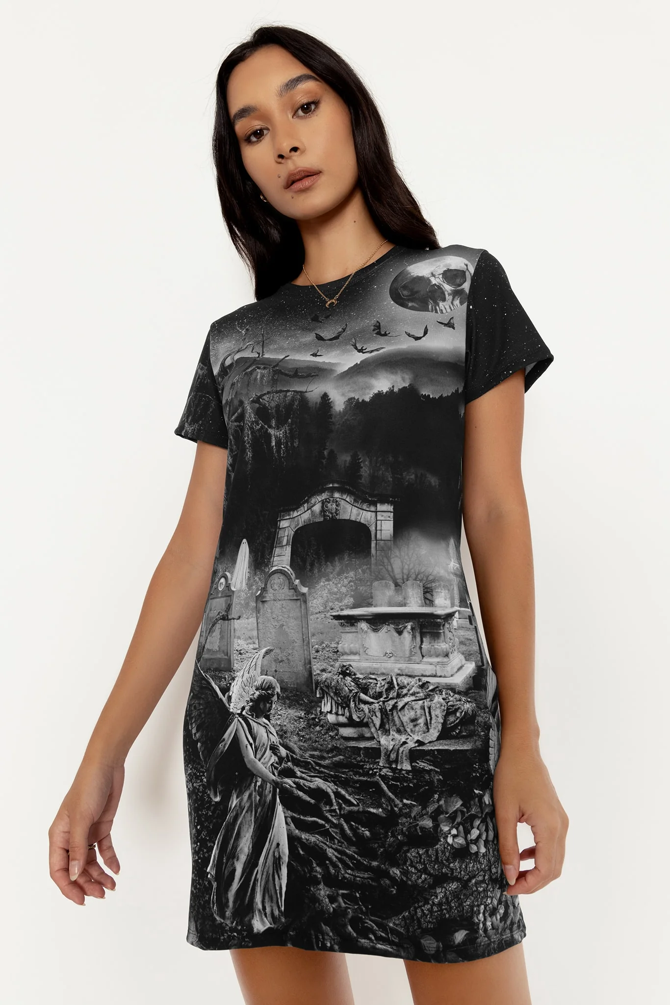 Necropolis Tee Dress - Image 7