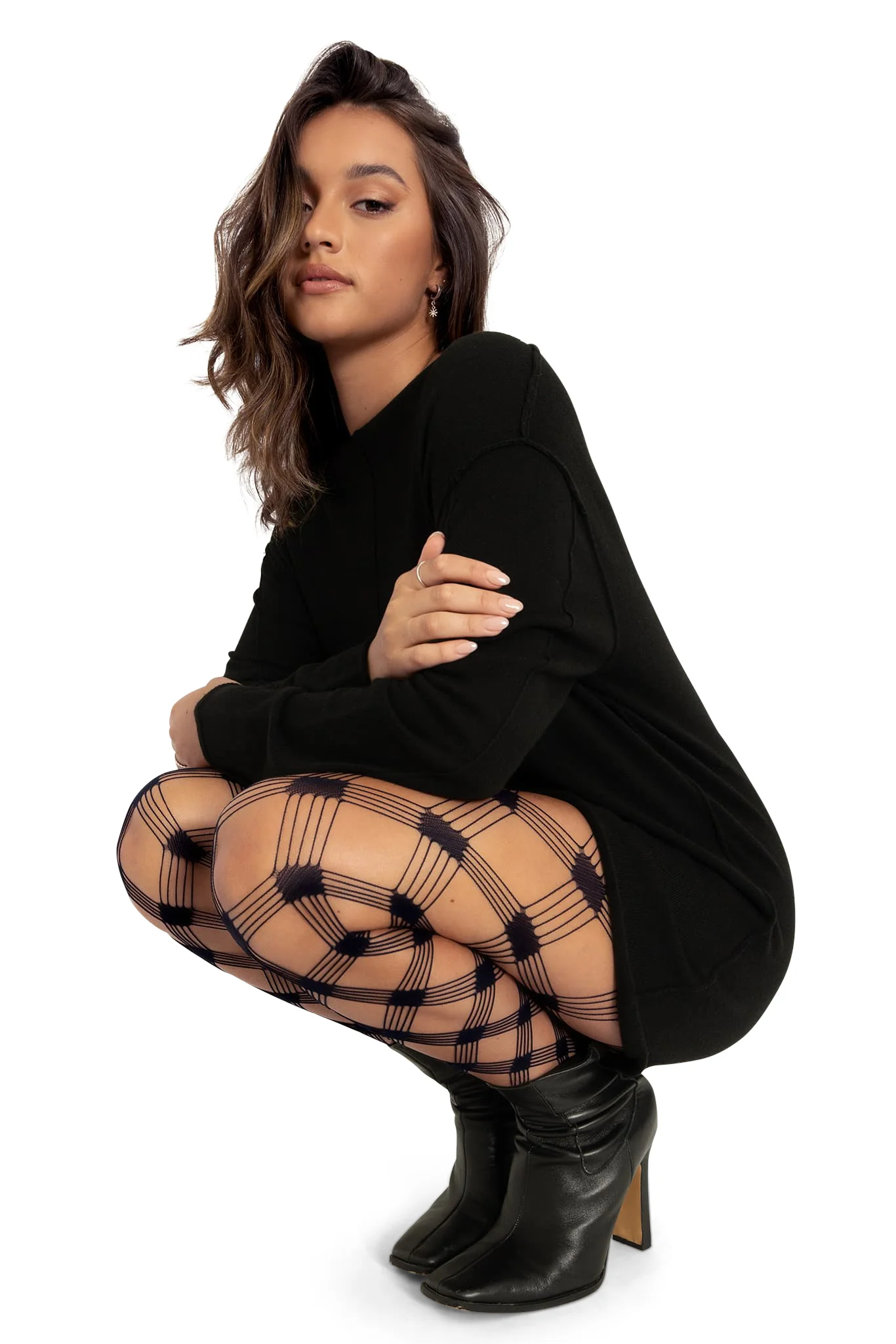 Netted Hosiery