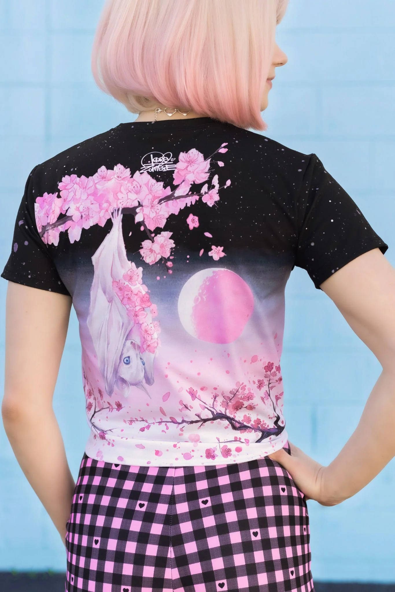 Night's Mirror Tie Front Tee - Image 3