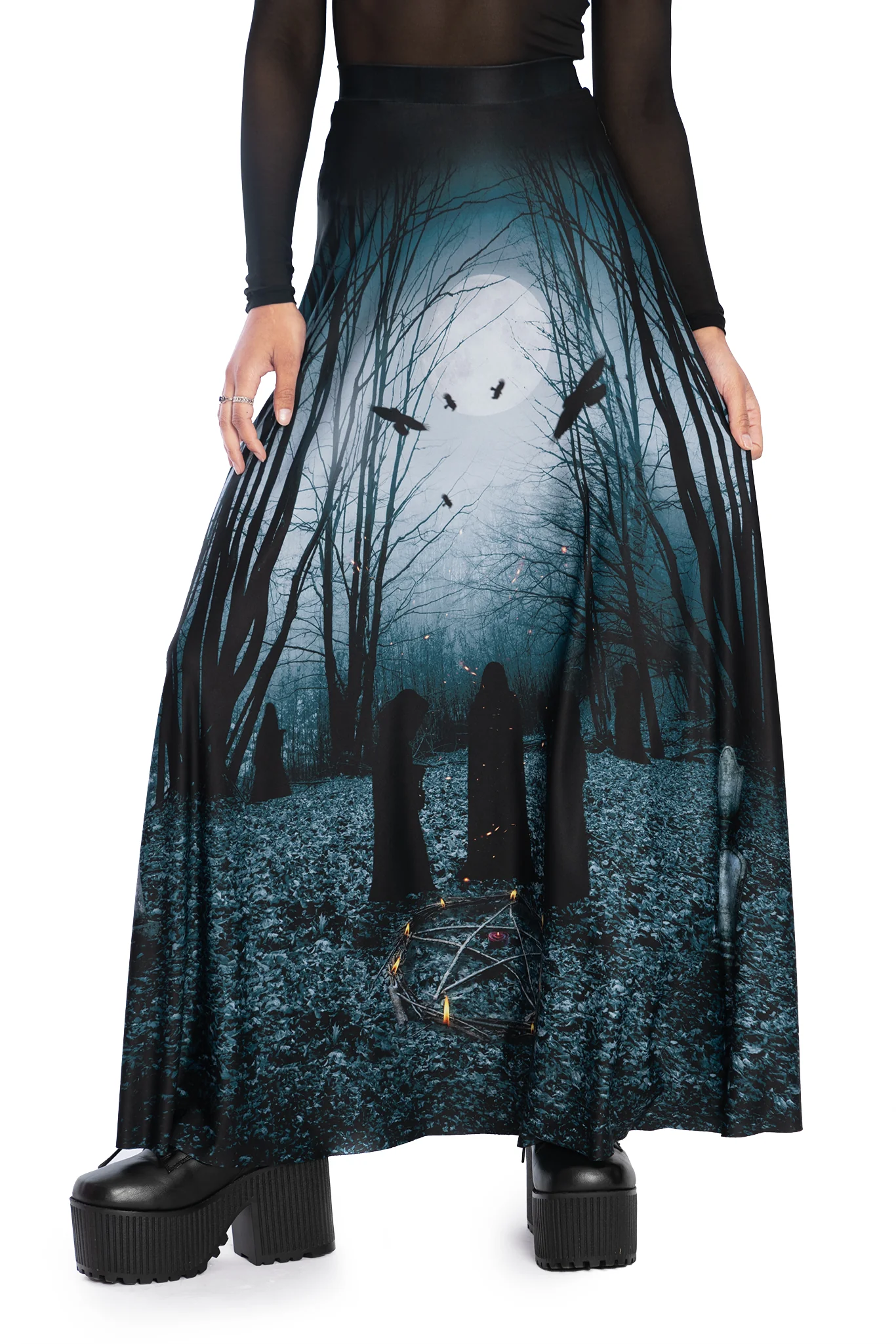 Nocturnal Rituals Maxi Skirt - Image 5