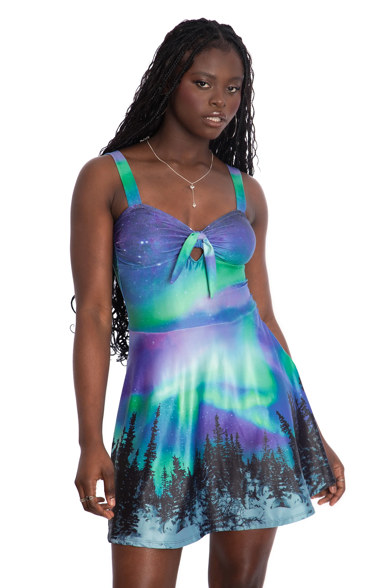 Northern Lights Sweetheart Bustier Dress - Image 7