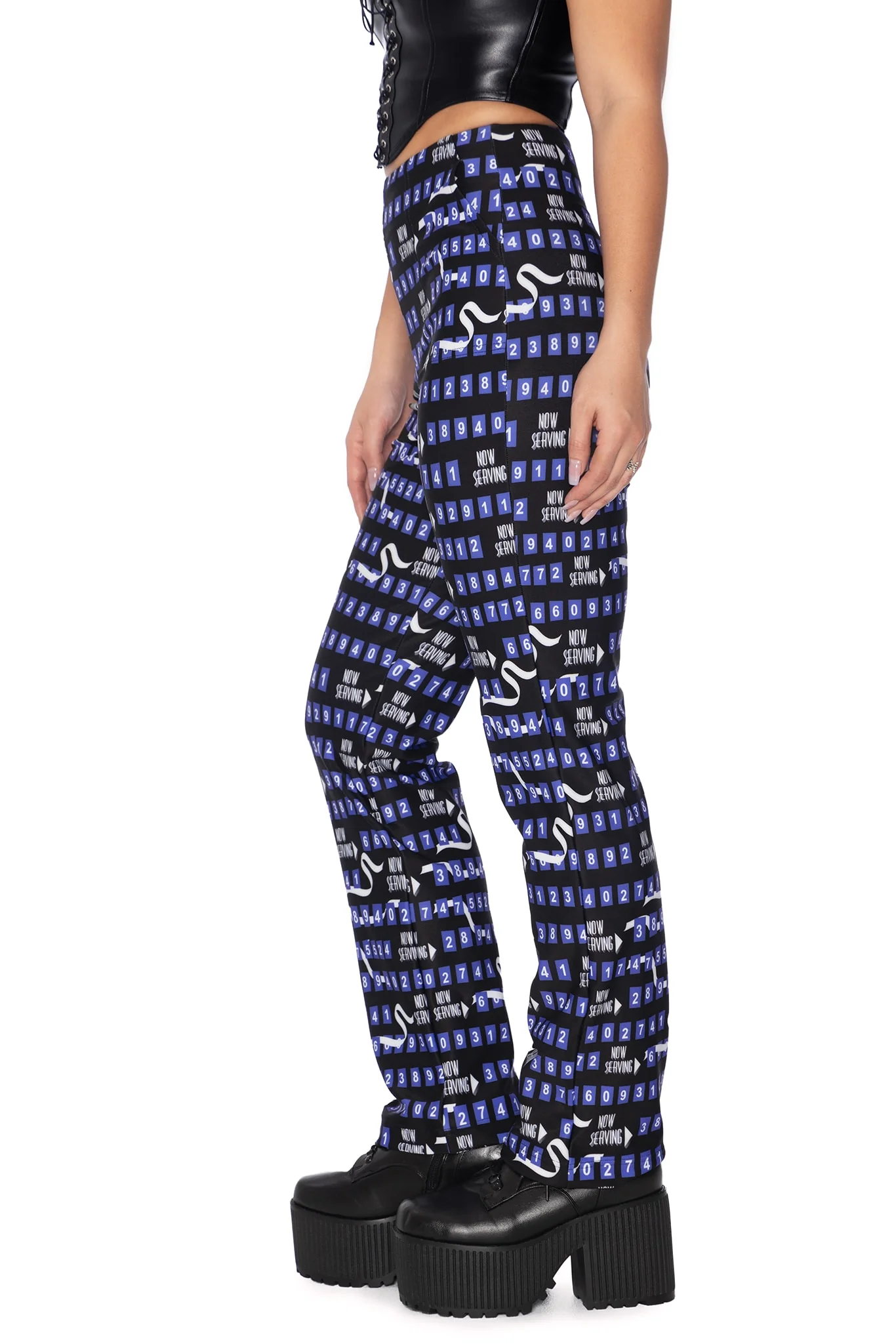 Now Serving High Waisted Straight Leg Pants - Image 3