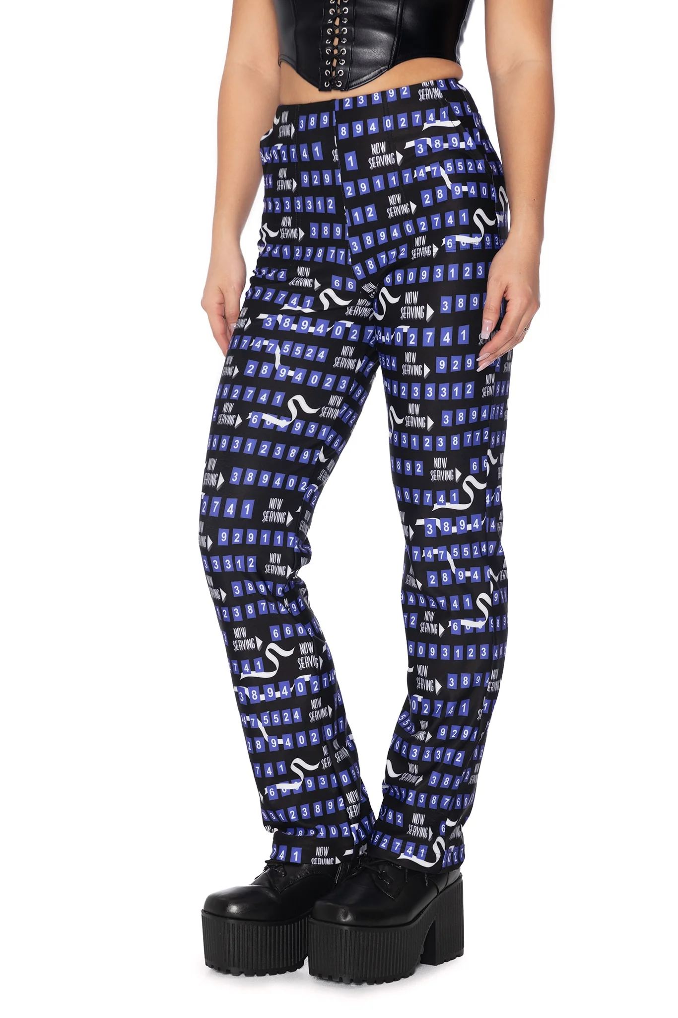Now Serving High Waisted Straight Leg Pants - Image 7