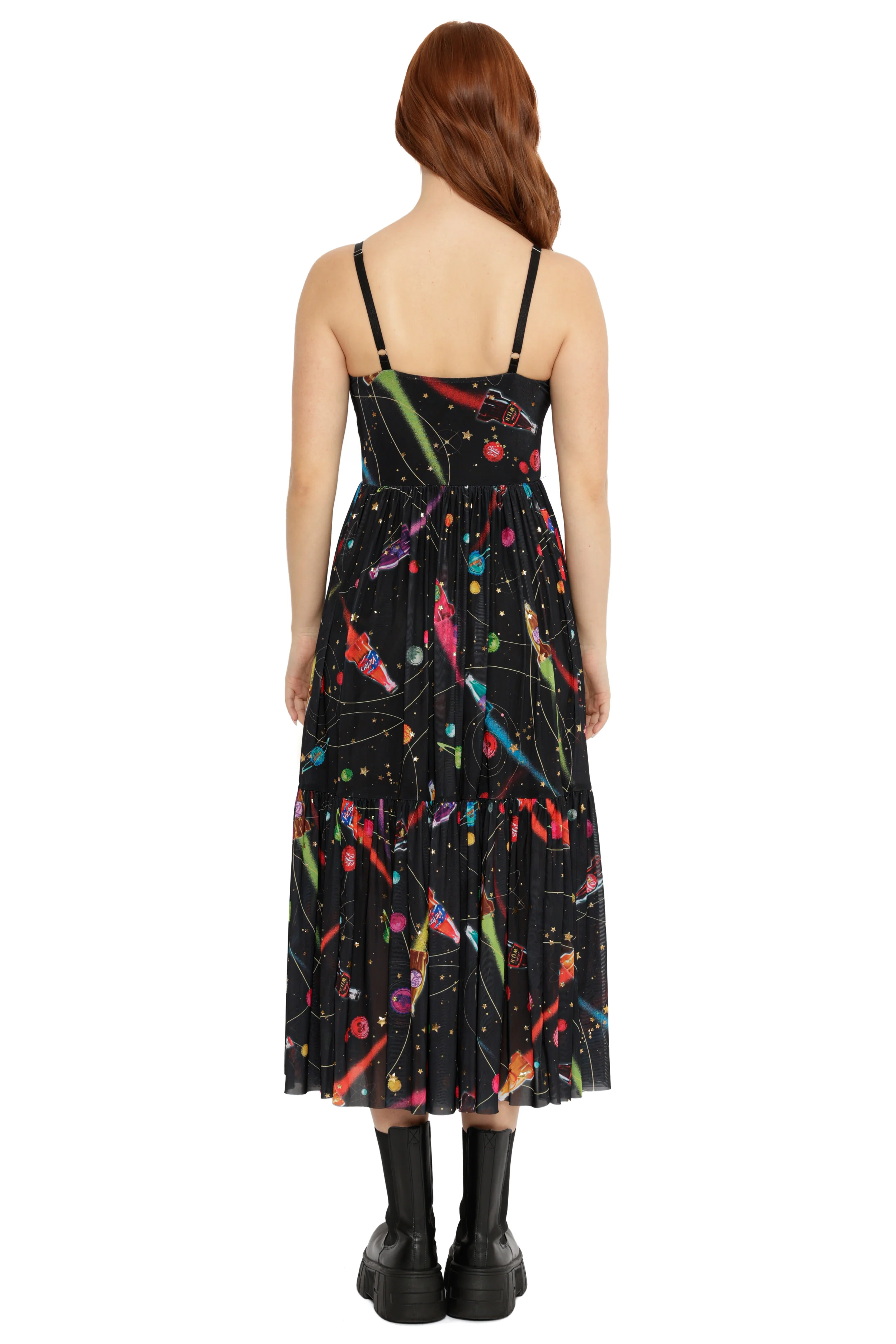 Nuka-Space Sheer Midaxi Dress - Image 2