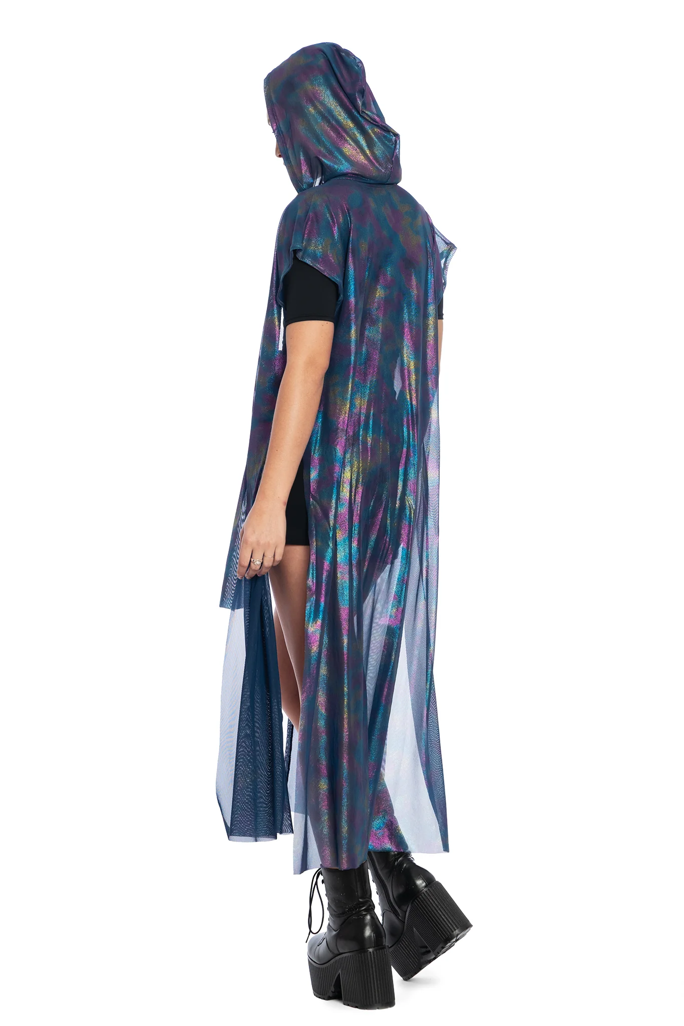 Ocean Gleam Sleeveless Wrap Robe - Image 2