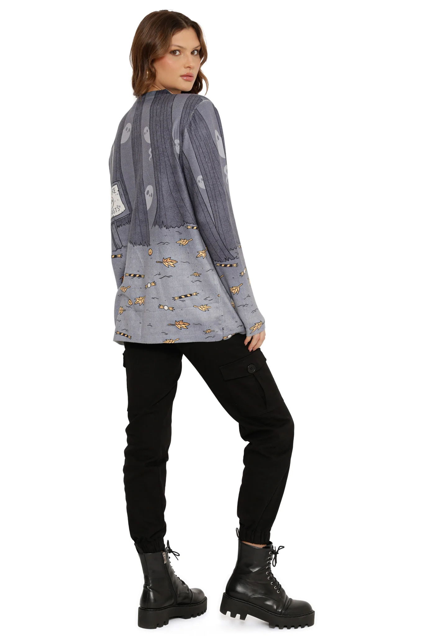 Oh Sheet! Ghostie Printed Knit Sweater (Seconds) - Image 3
