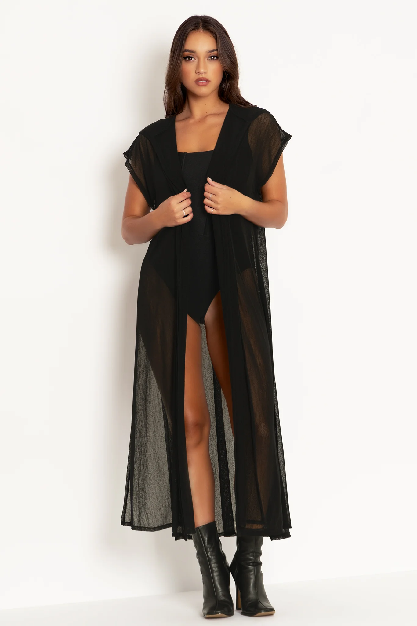 Outsider Sleeveless Wrap Robe - Image 6