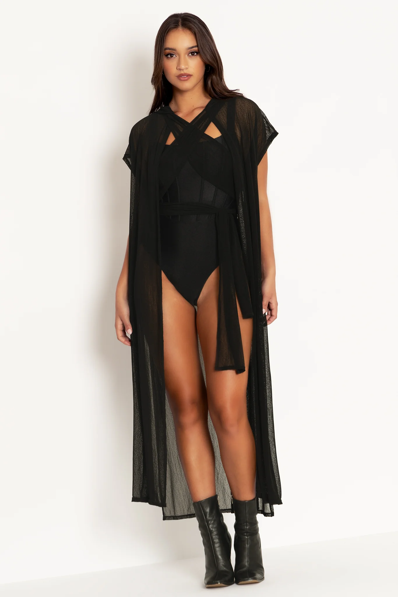 Outsider Sleeveless Wrap Robe - Image 8