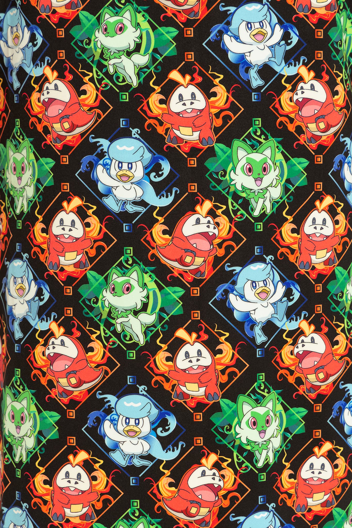 Paldea First Partner Pokémon Short Sleeve Button Up Dress - Image 4