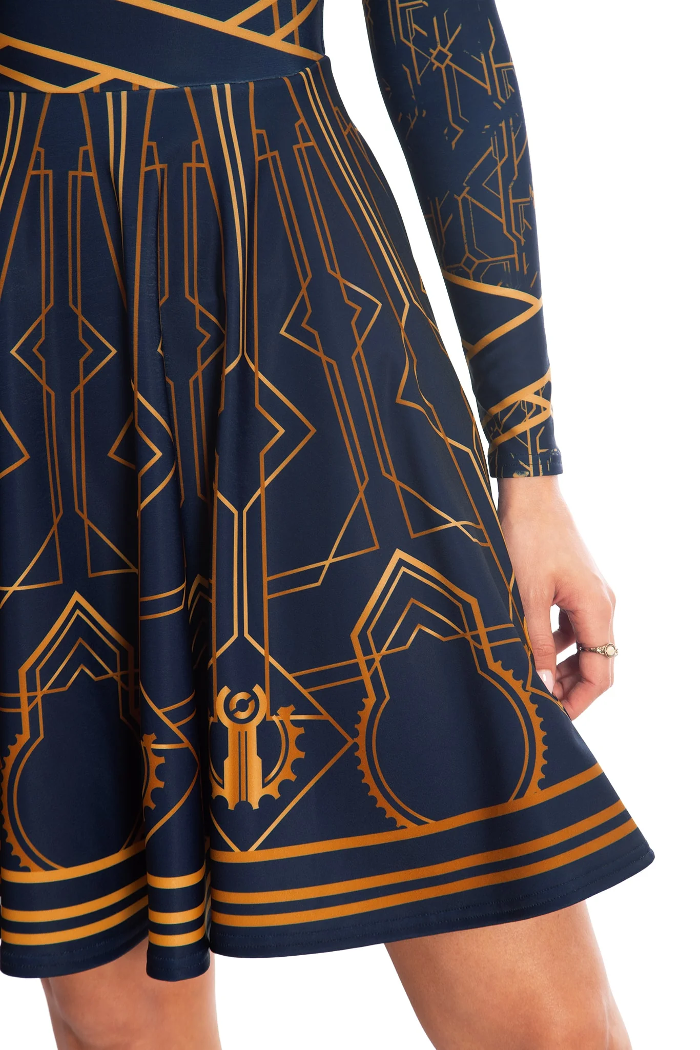 Piltover Toastie Long Sleeve Longline Dress - Image 4