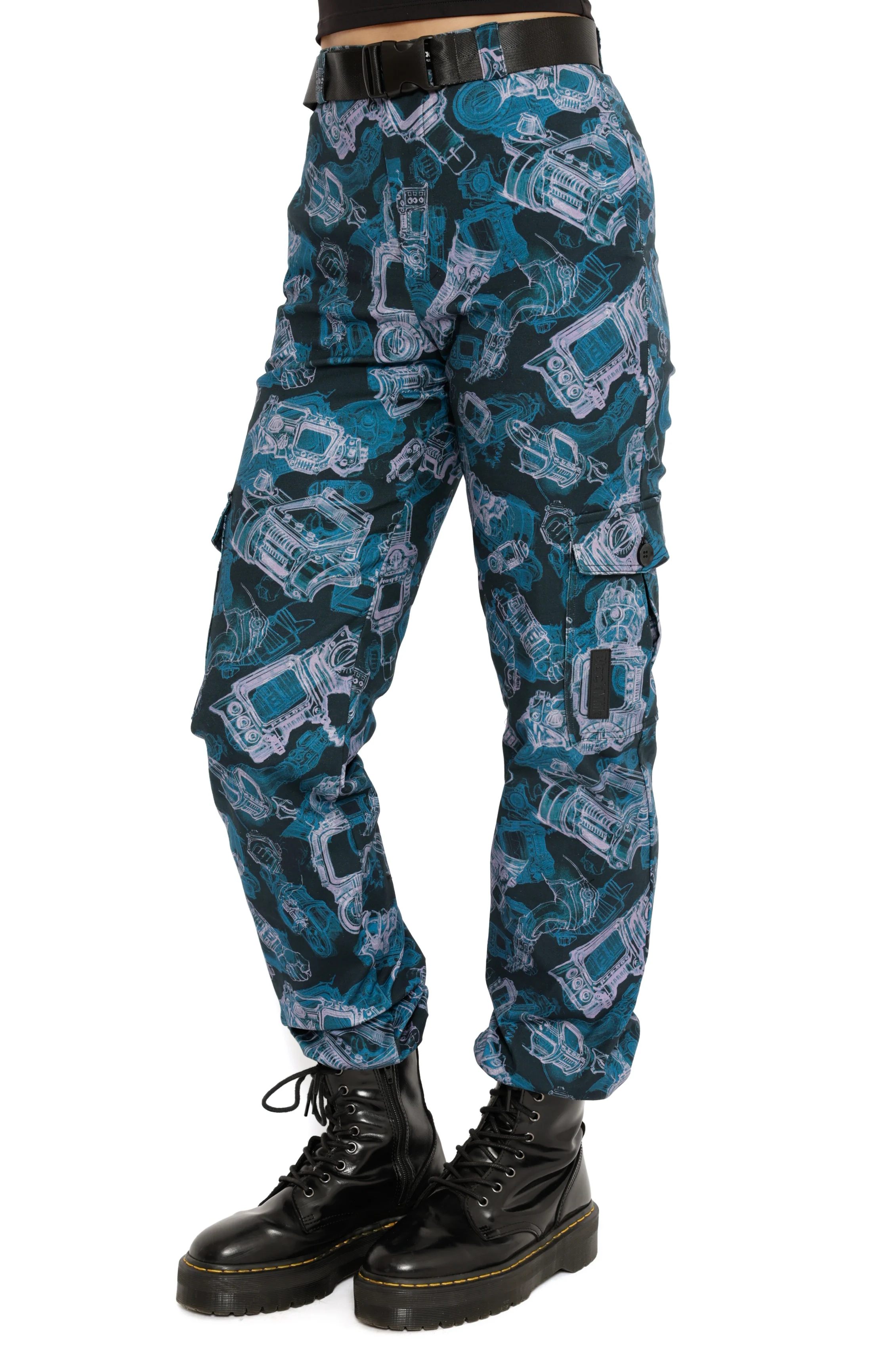 Pip-Boy Schematics Cargo Pants - Image 3