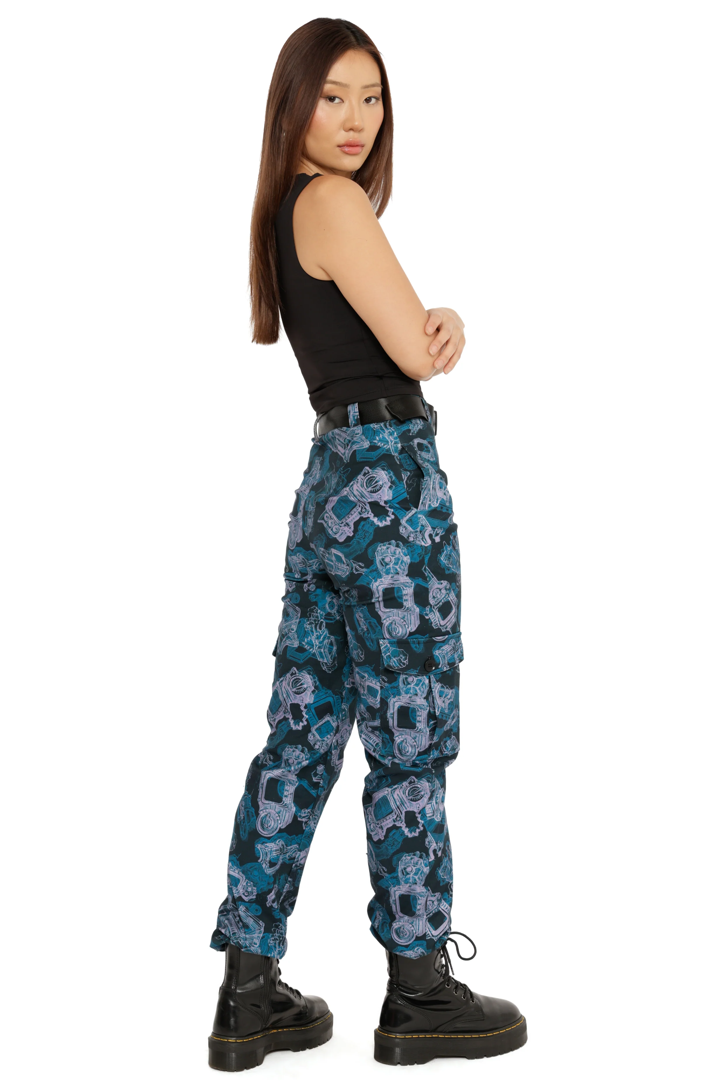 Pip-Boy Schematics Cargo Pants - Image 5