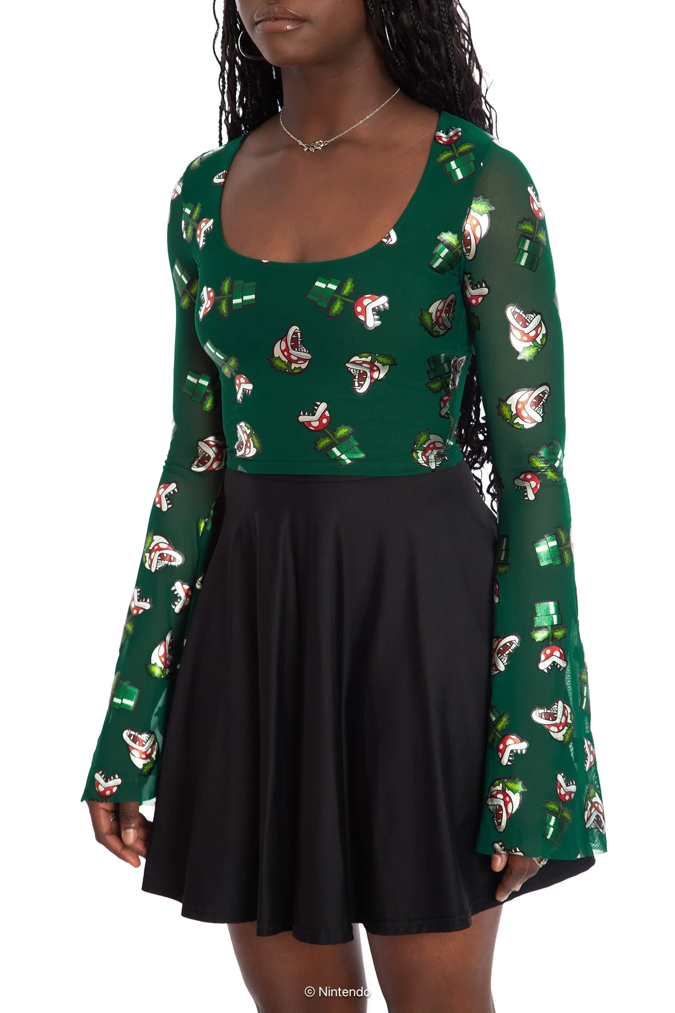 Piranha Plants Flare Top - Image 3