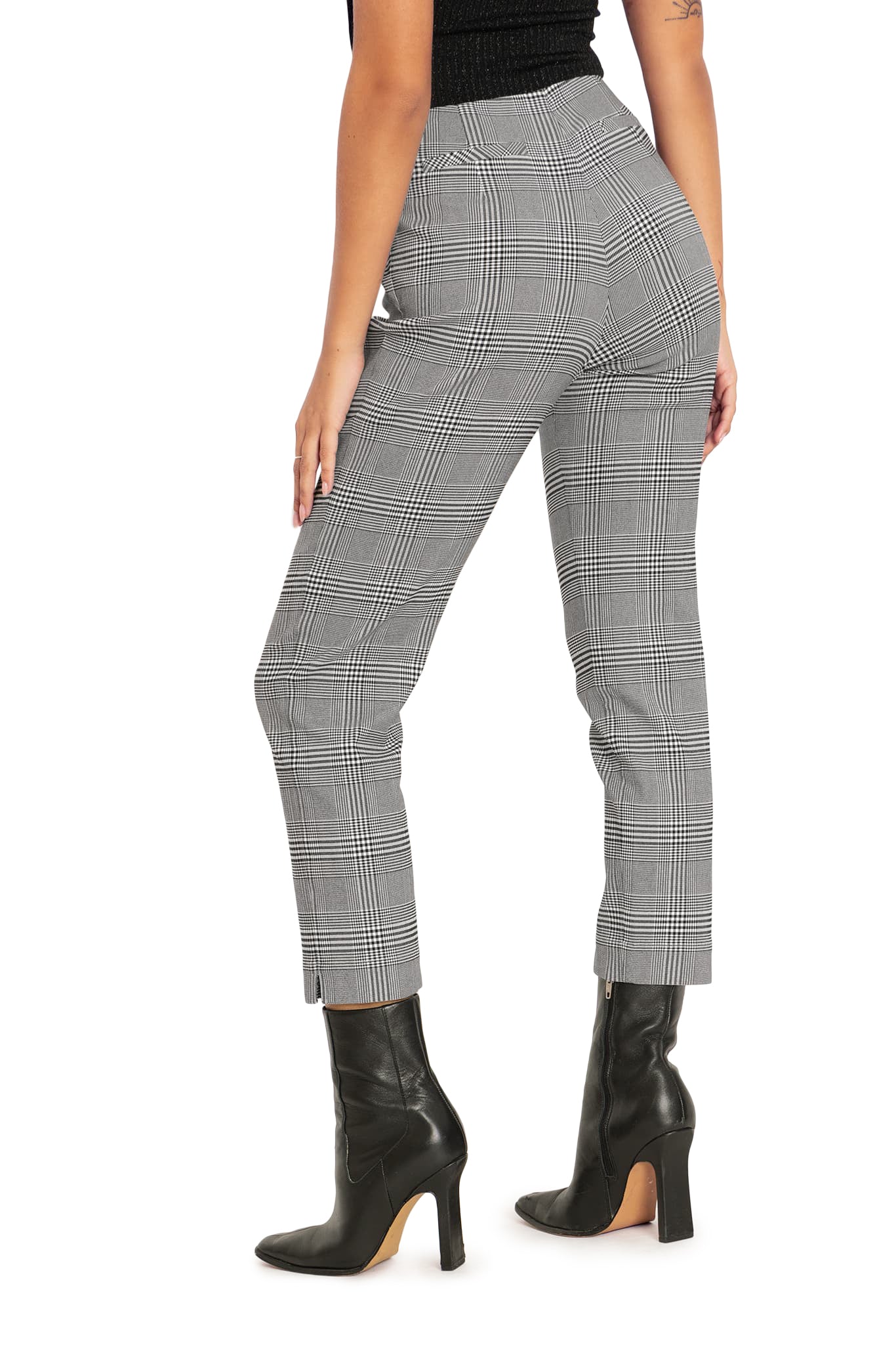 Plaid Mono Cigarette Pants - Image 2
