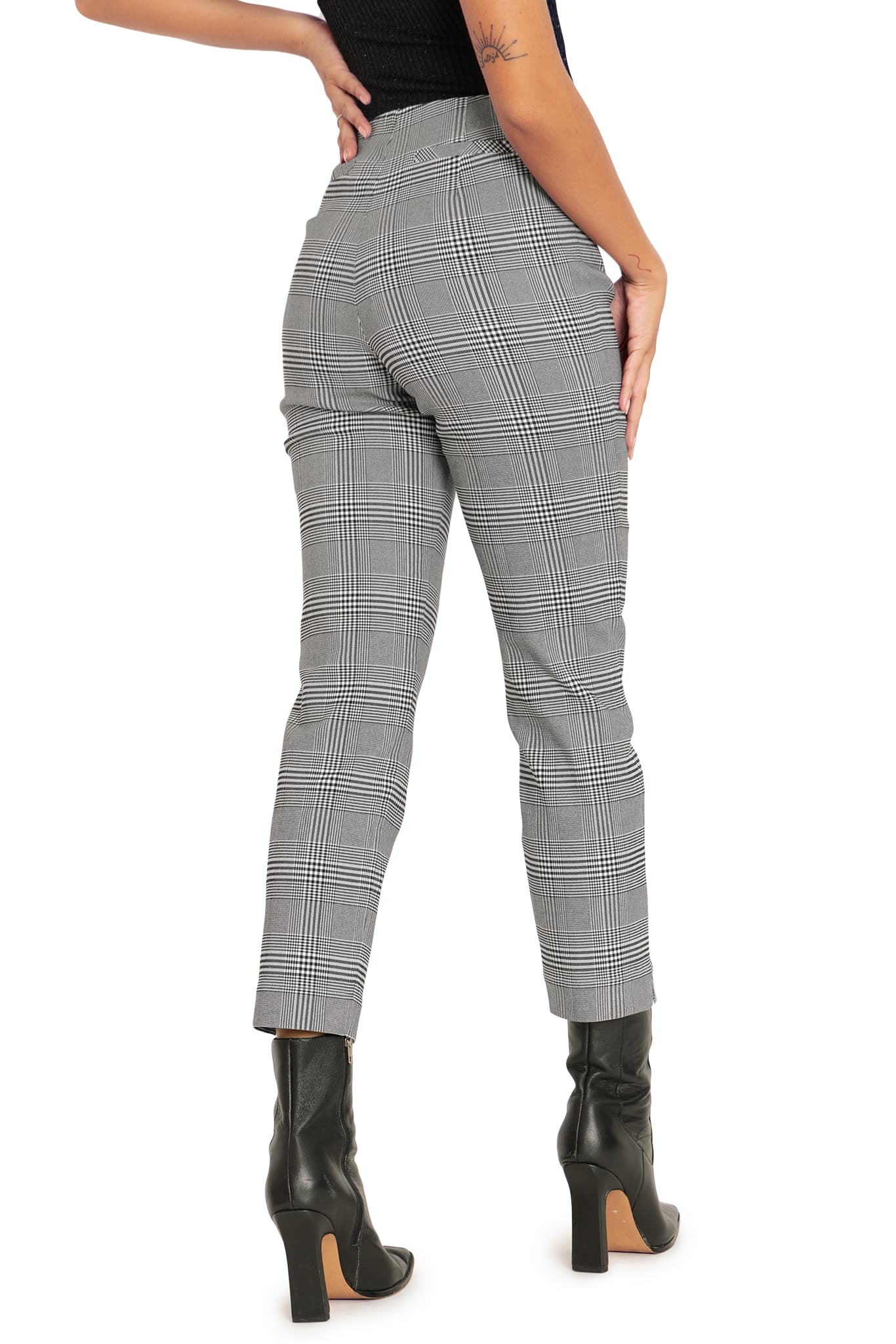 Plaid Mono Cigarette Pants - Image 6