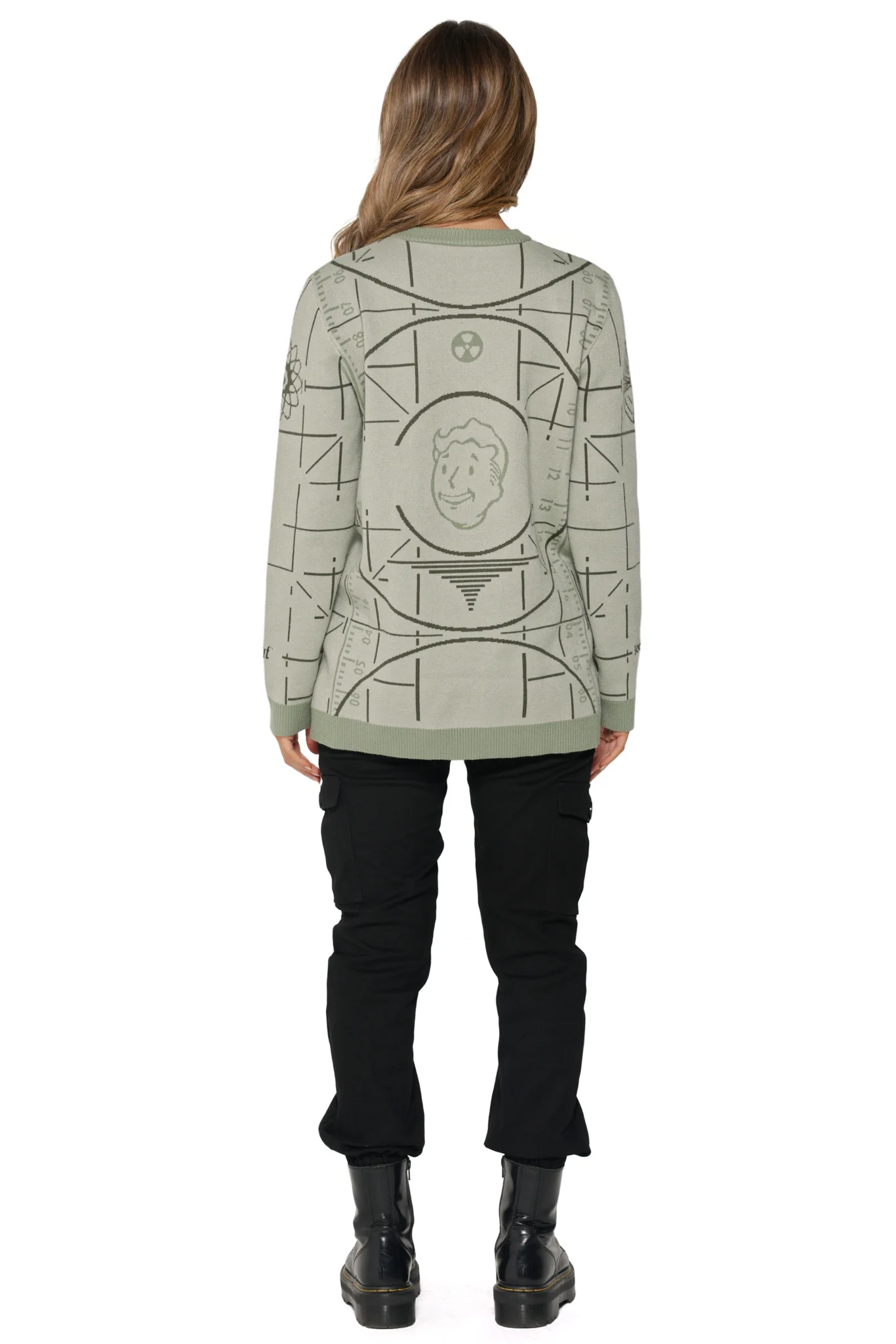 Please Stand By Oversized Knit Sweater - Image 4