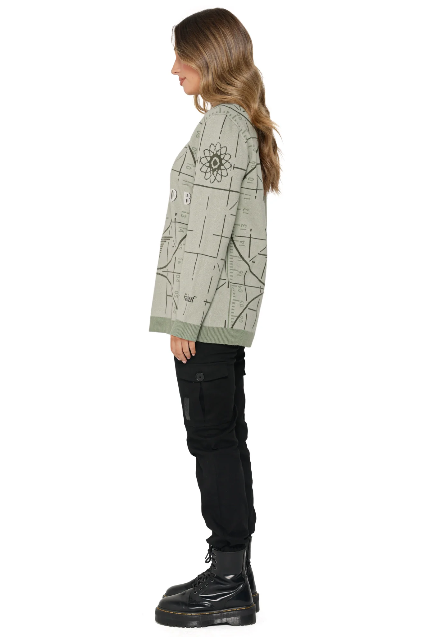 Please Stand By Oversized Knit Sweater - Image 8