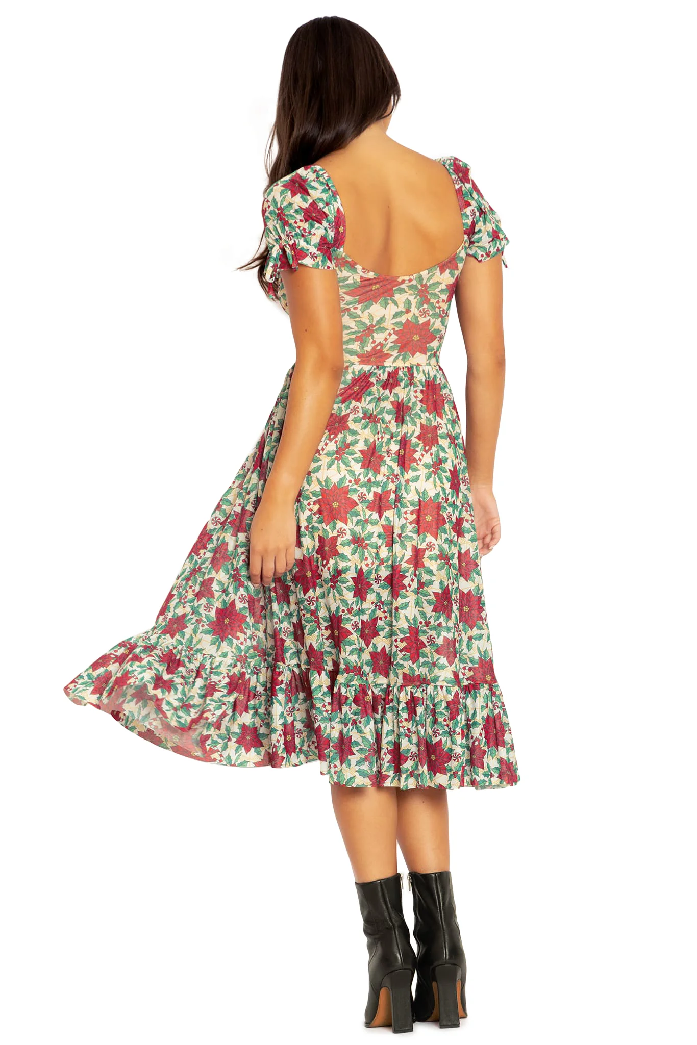 Poinsettia Tea Party Dress - Image 2