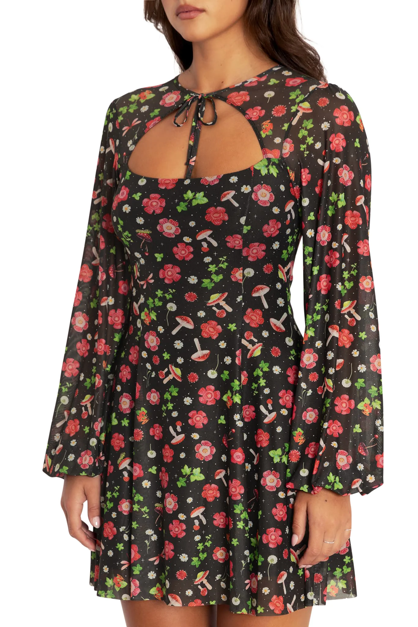 Poison Fields Shrug Bishop Dress - Image 3