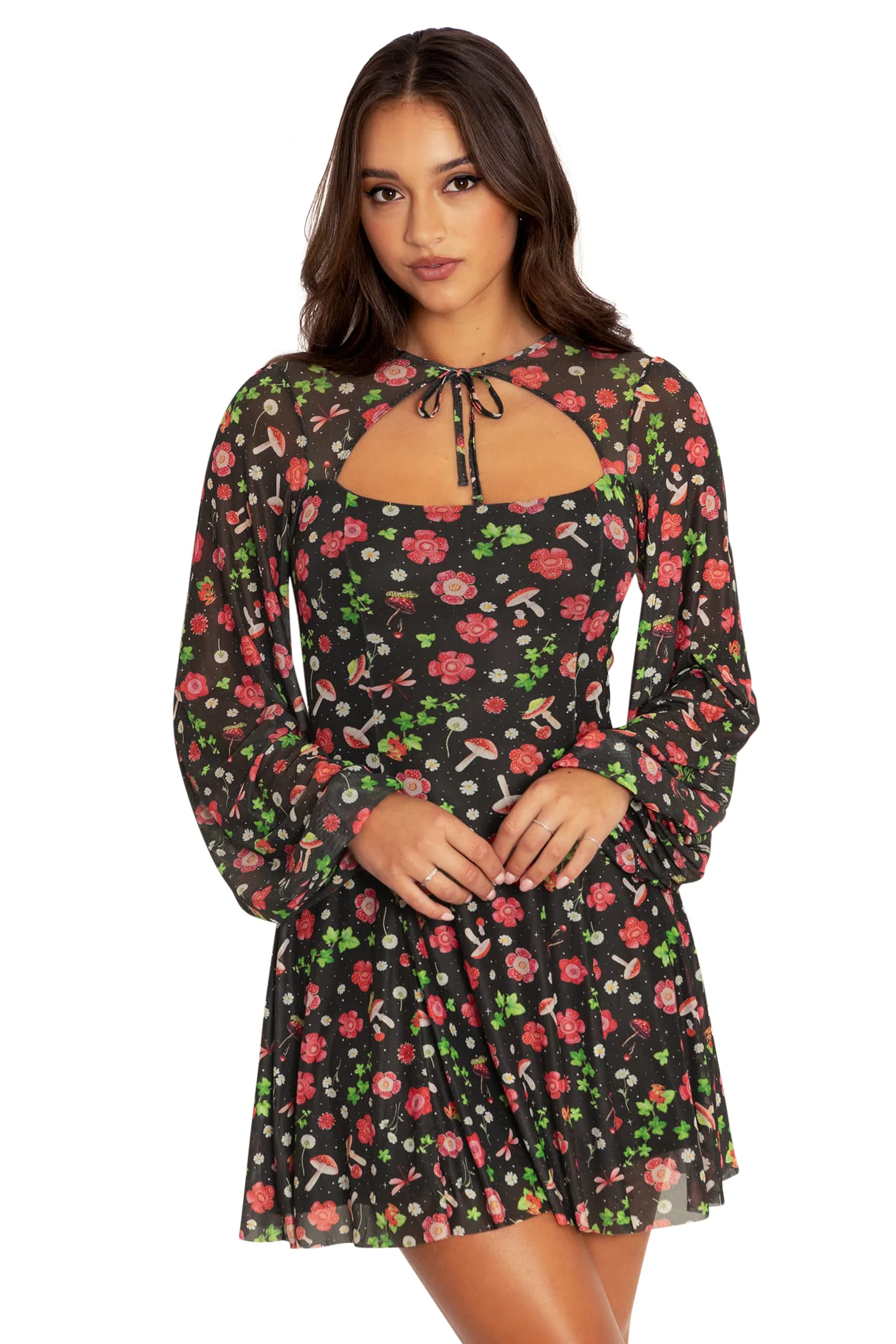 Poison Fields Shrug Bishop Dress - Image 7