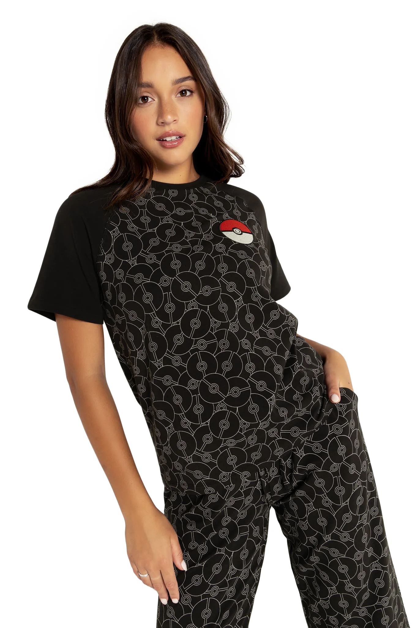 Poké Ball Mono Slouch Tee - Image 6