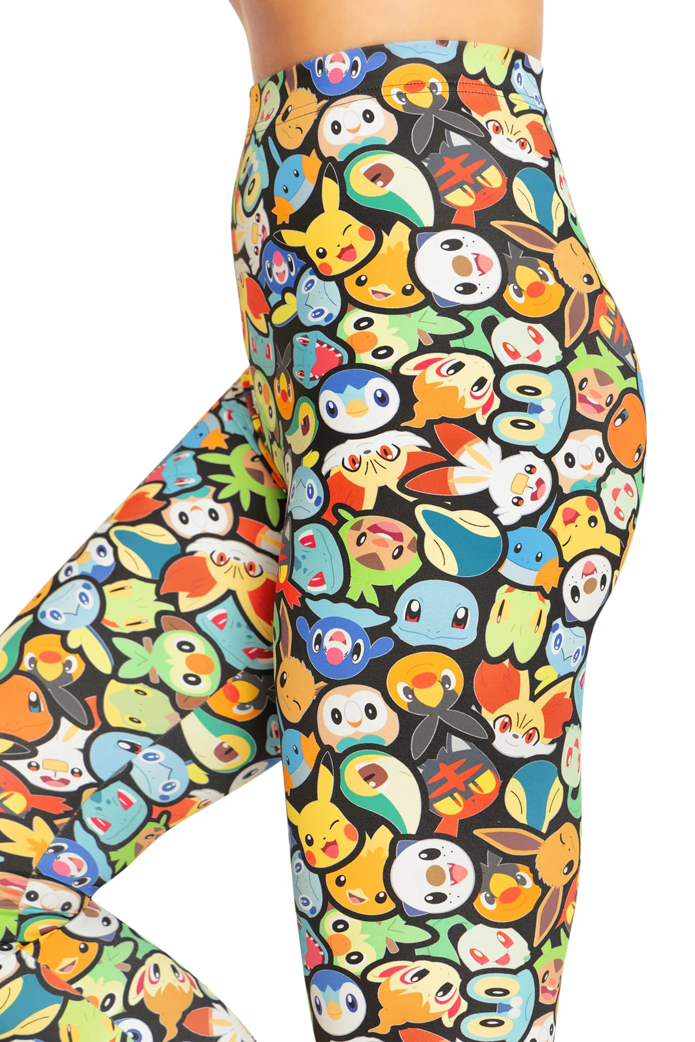 Pokémon Faces High Waisted Matte Finish Leggings - Image 5