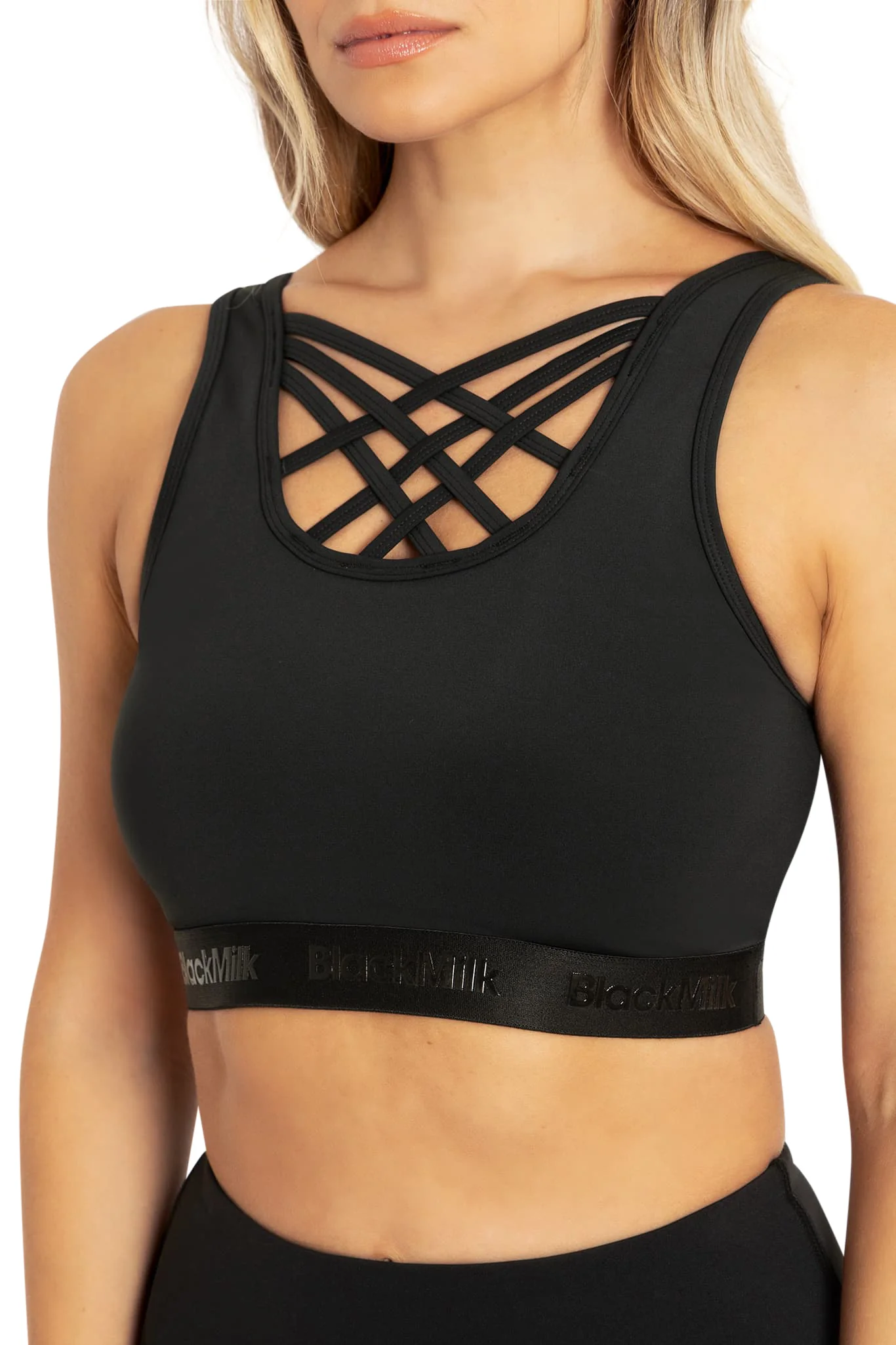 Power Up Banded Criss Cross Front Crop - Image 3