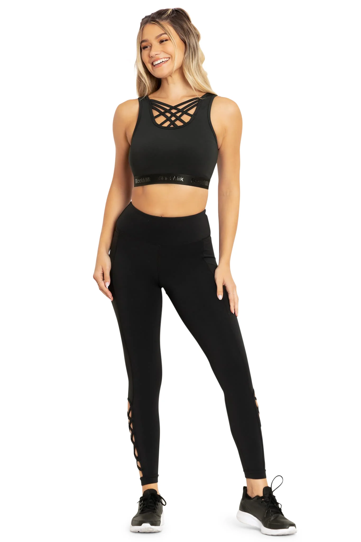 Power Up Banded Criss Cross Front Crop - Image 5