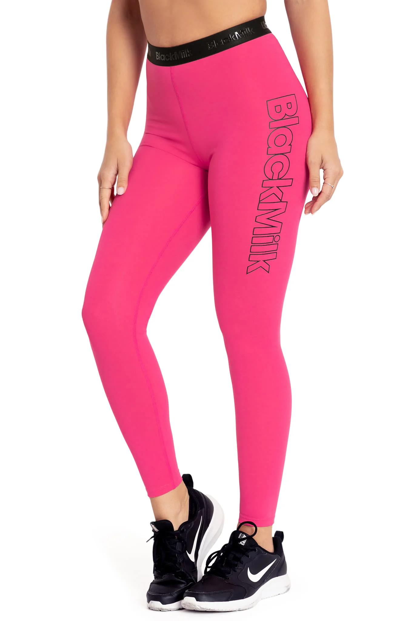 Power Up Pink Banded High Waisted Ninja Pants - Image 5