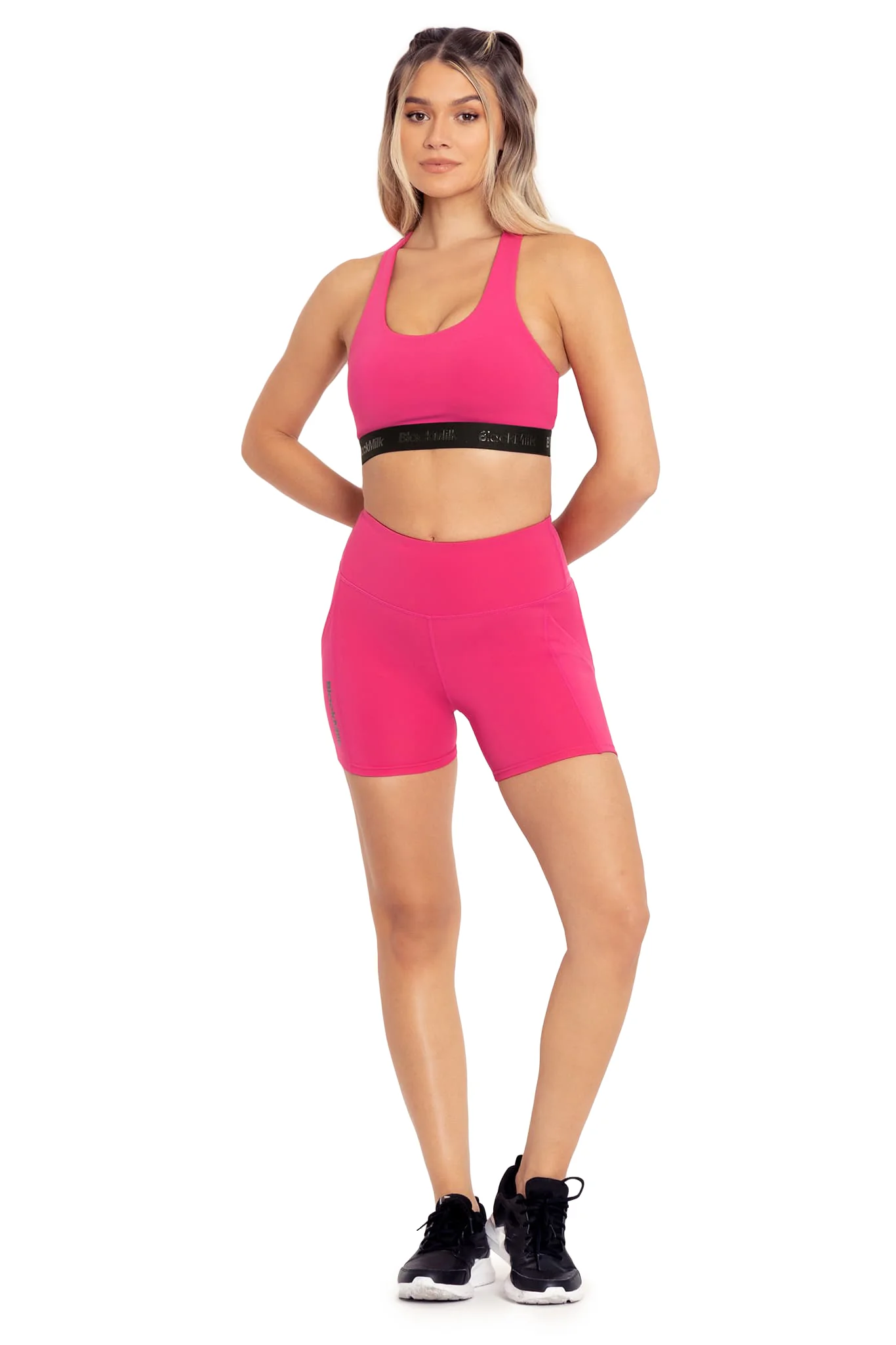 Power Up Pink High Waisted Pocket Smack Down Peachies - Image 6